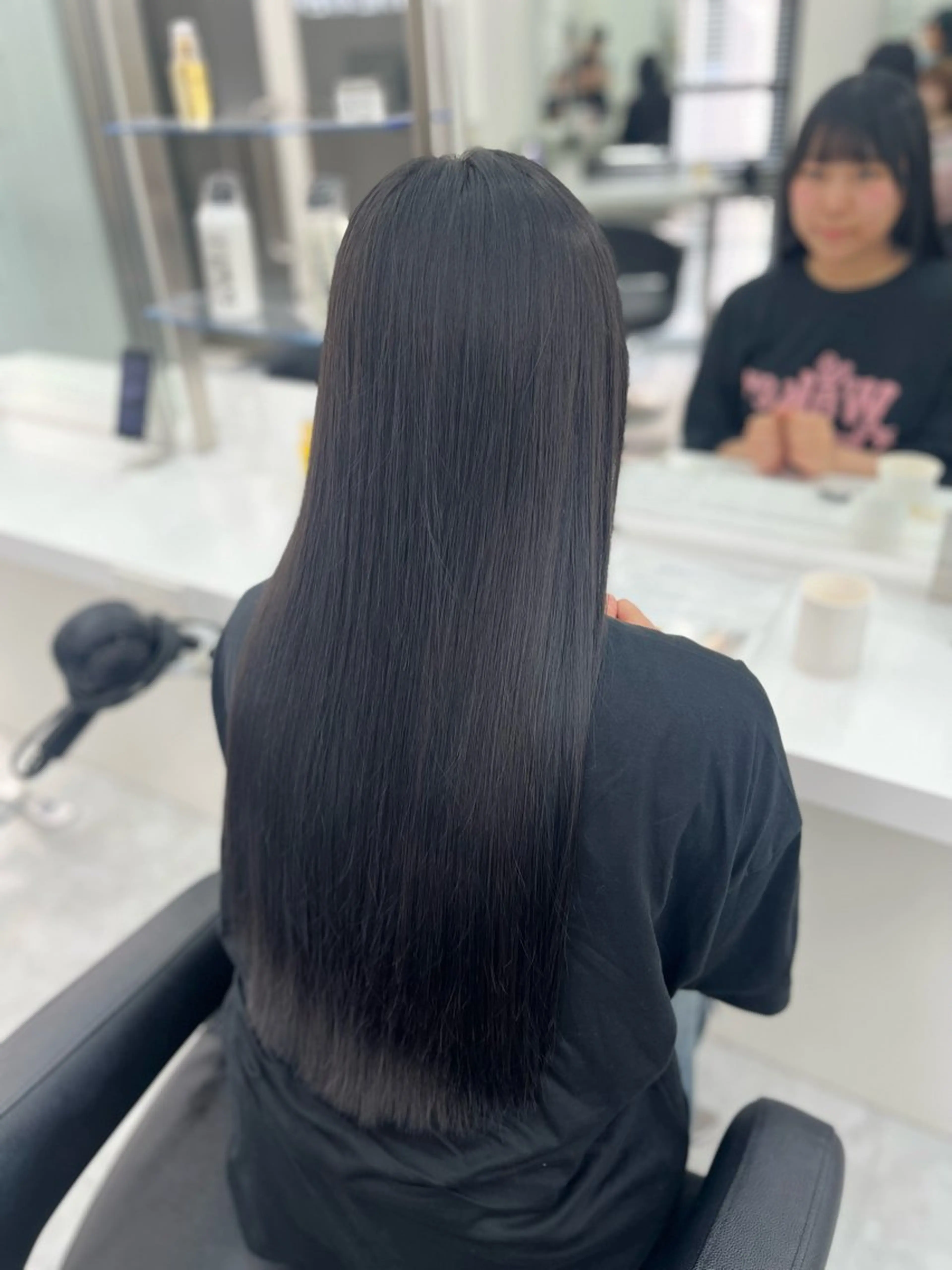 🍒平日限定🍒カット＋ケアカラー＋Premium髪質改善トリートメント【韓国】【ロングヘア】の写真