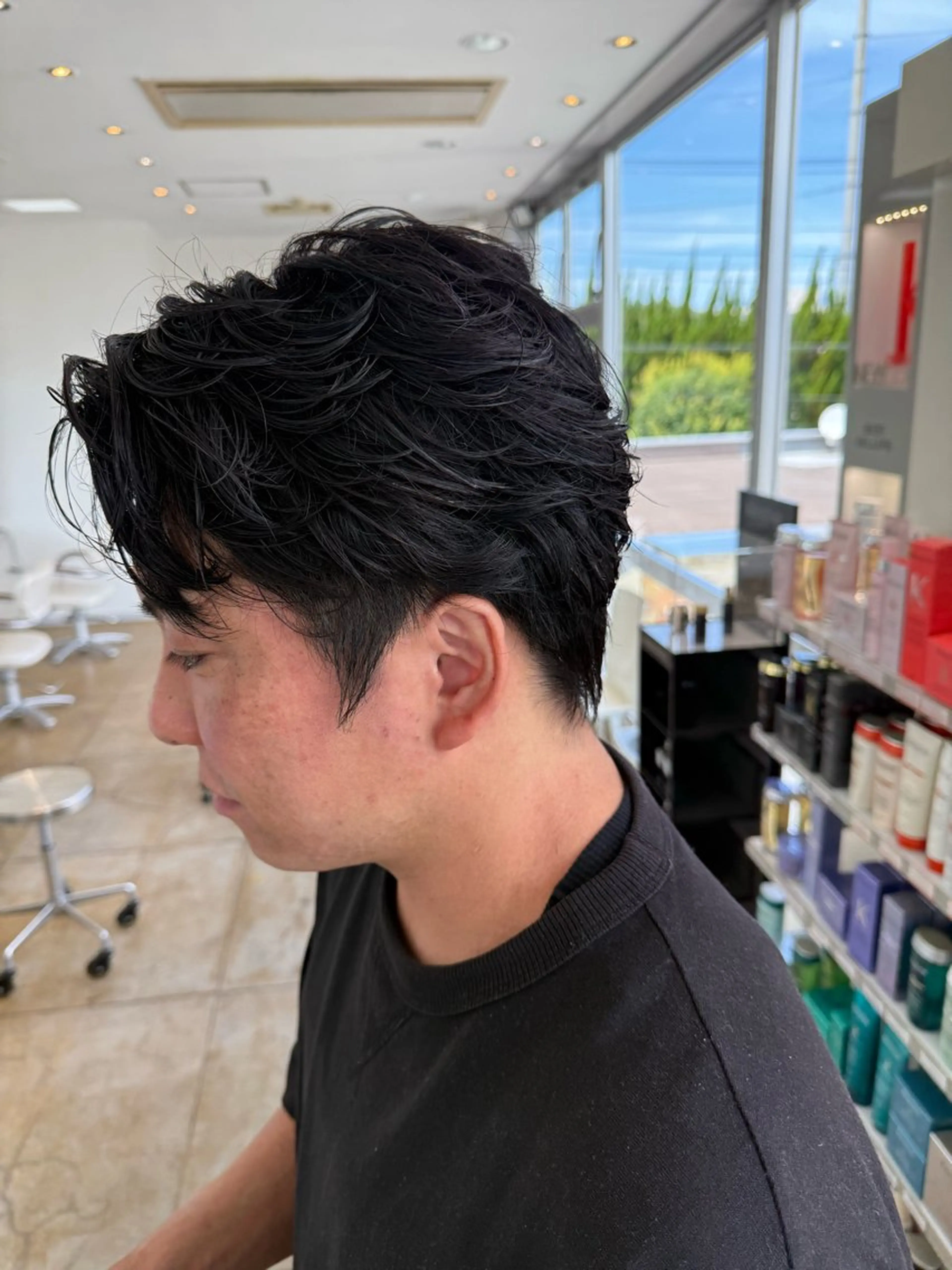 メンズ フェザーパーマ メンズパーマ ATTRICE 昭和店所属・riho /ATTRICE昭和のヘアスタイル