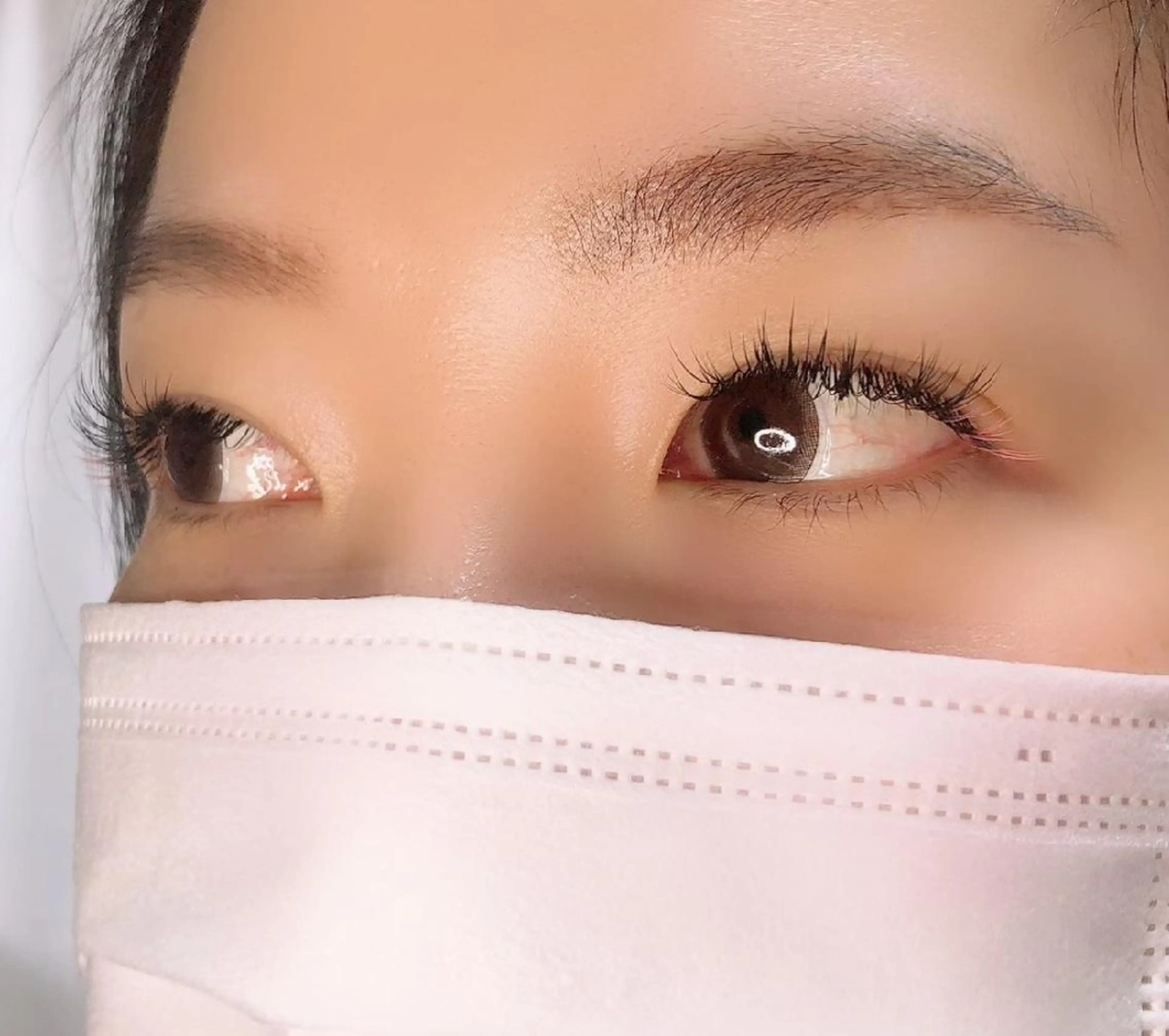 マツエク・マツパ 付け放題 バインドロック カラーマツエク キュート フラットラッシュ 吉岡 ゆうなのマツエク・マツパデザイン