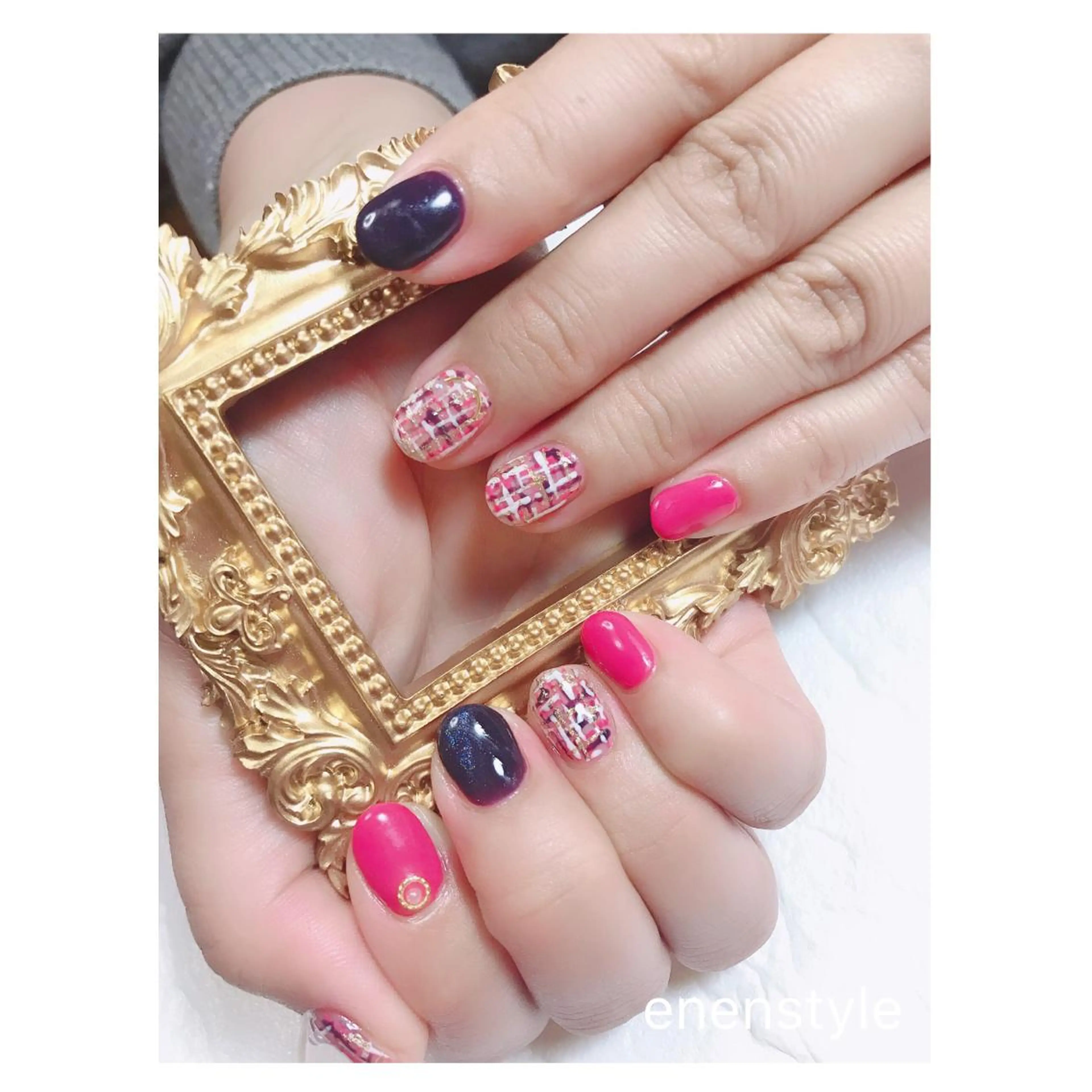 ショート ネイル ジェルネイル ニュアンスネイル オフィスネイル ワンカラーネイル シンプルネイル ハンドネイル 👑enen style👑のネイルデザイン