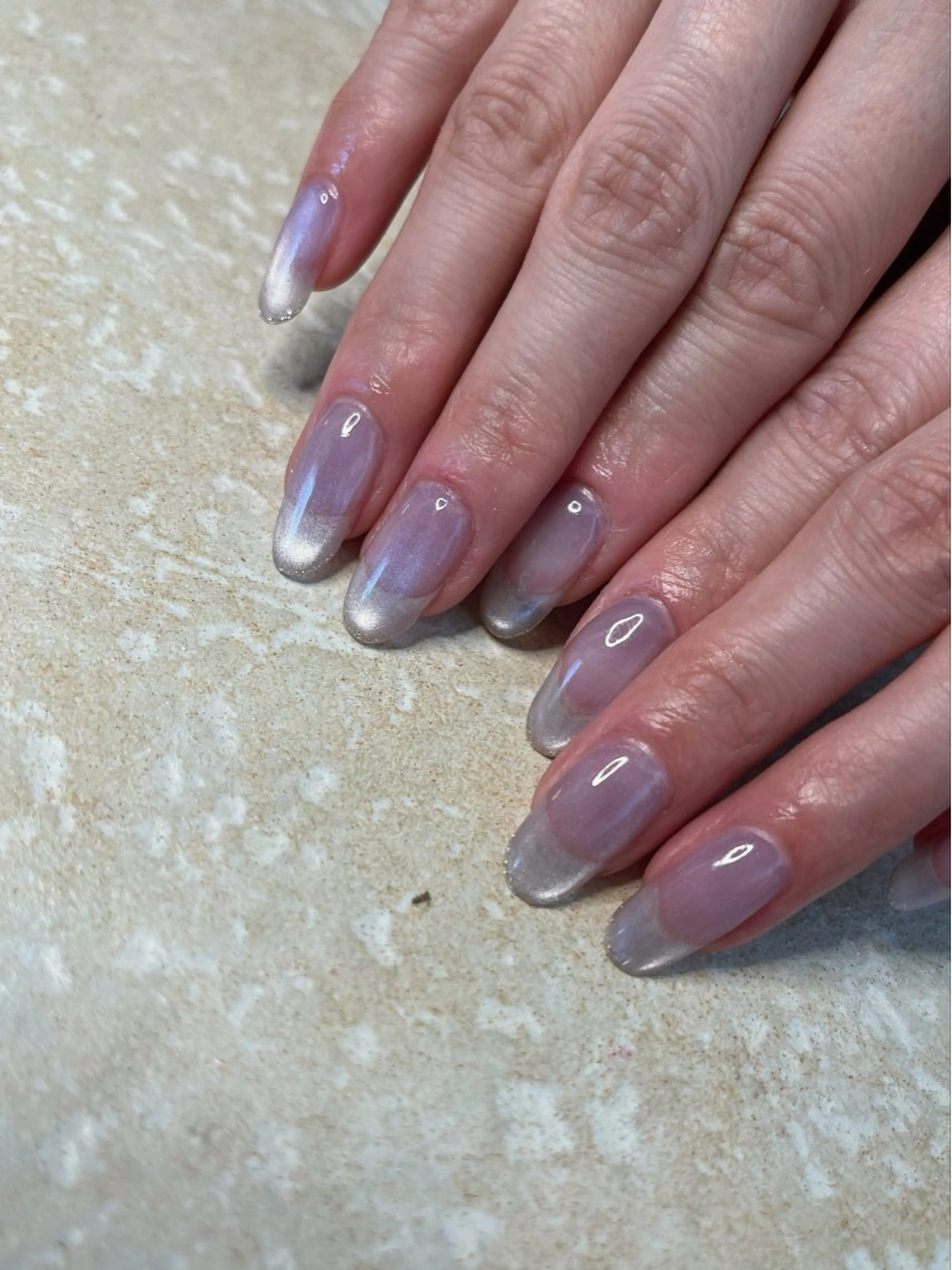 ネイル フレンチネイル マグネットネイル ハンドネイル Berry coco nail所属・Berry coco SAIKAのネイルデザイン