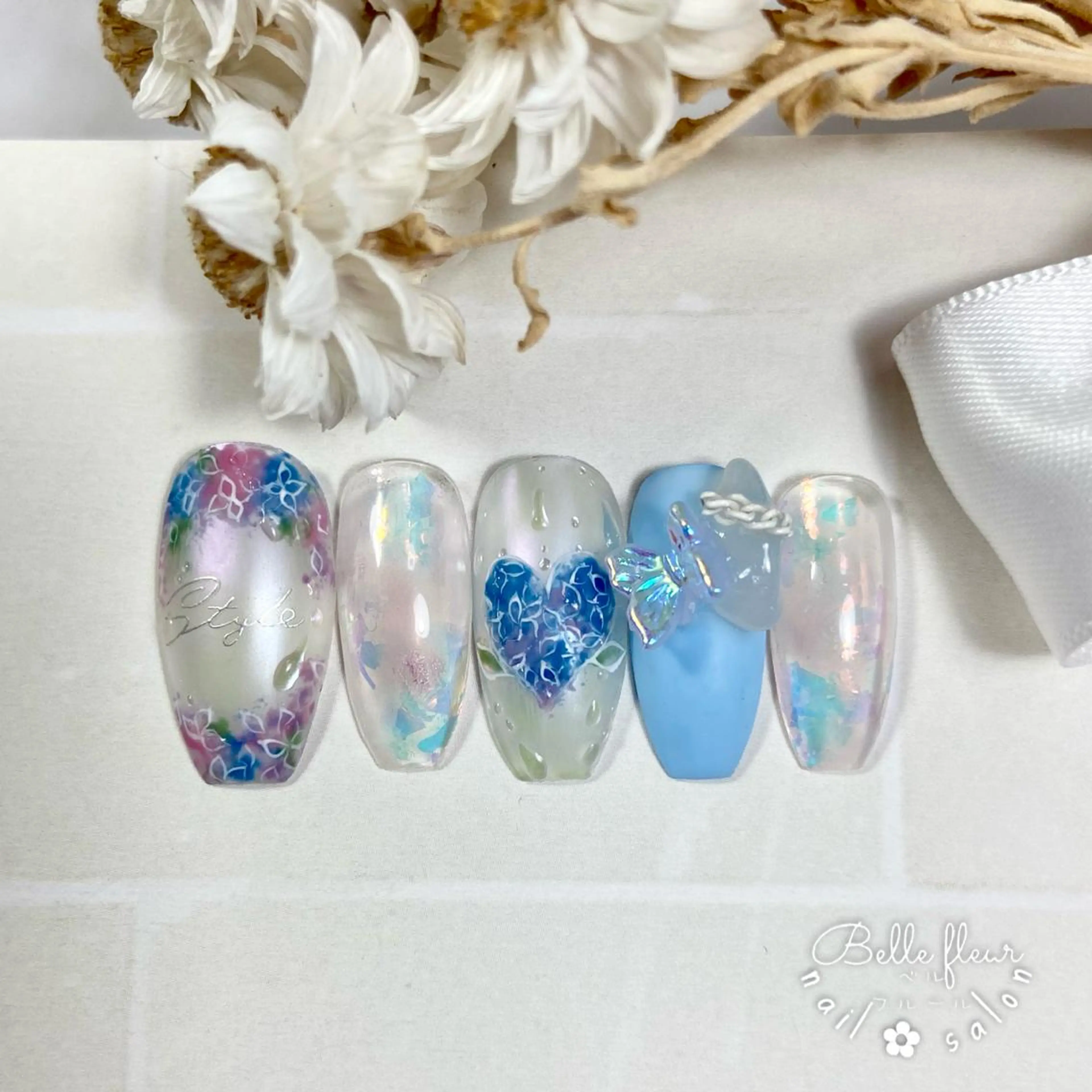 ネイル ハンドネイル ﾈｲﾙｻﾛﾝ Bellefleurのネイルデザイン
