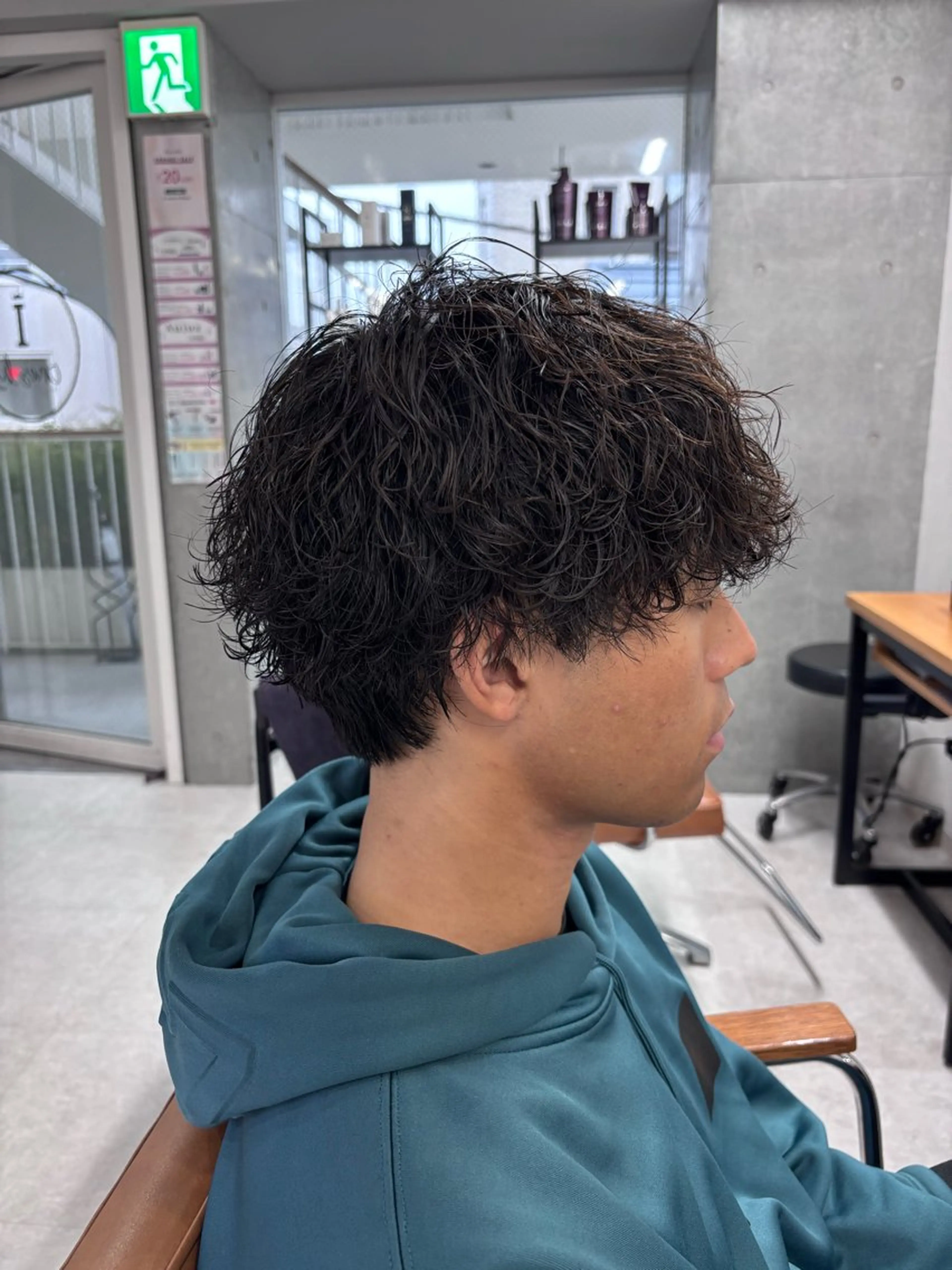 パーマ メンズ カット パーマ 美容研究所 🇰🇷yutoのヘアスタイル