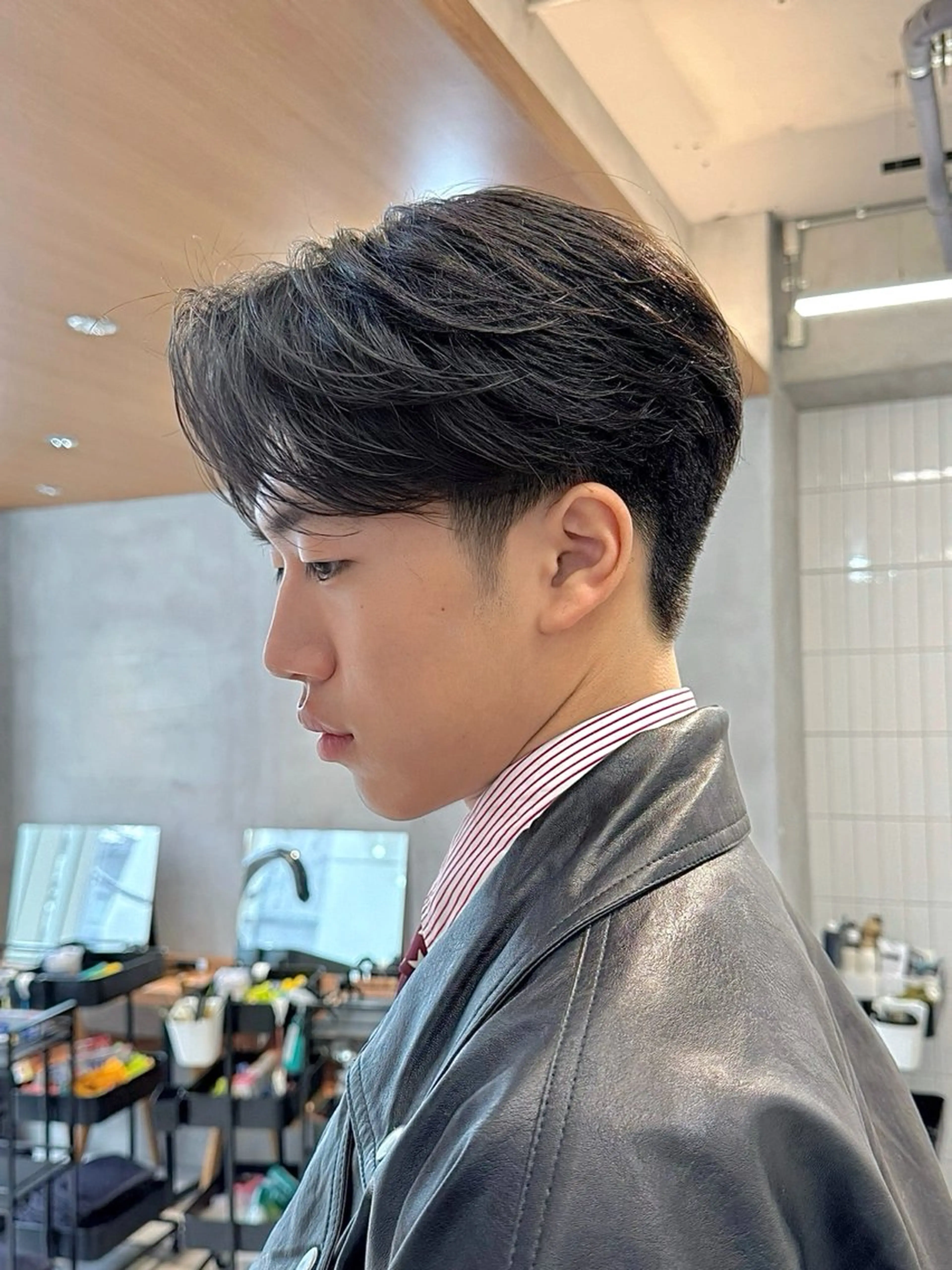 メンズ nicoTOKYO 原宿所属・センターパート /メンズ/海野颯生のヘアスタイル