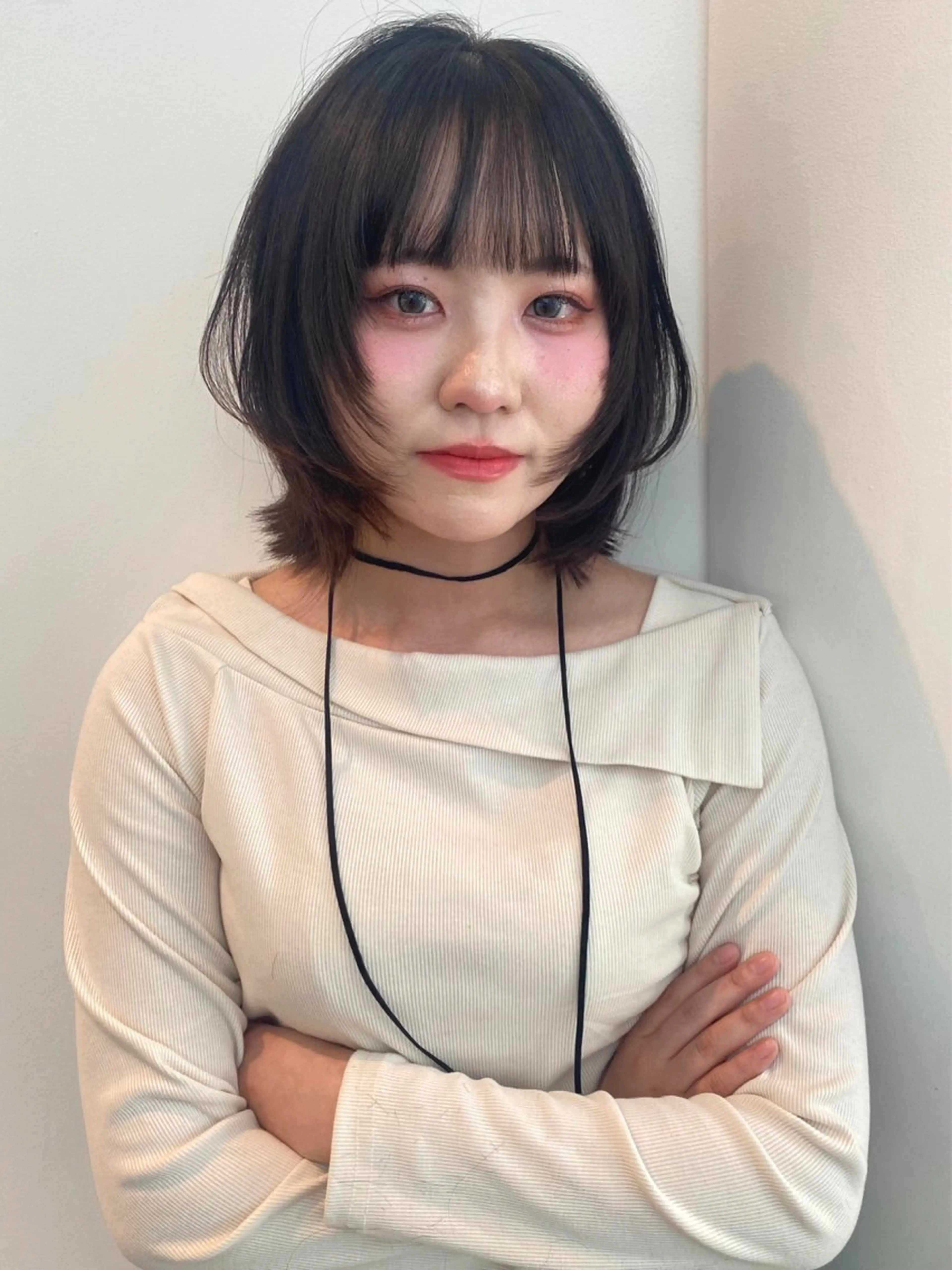 ミディアム カラー カット トリートメント mai / linoah˚✧のヘアスタイル