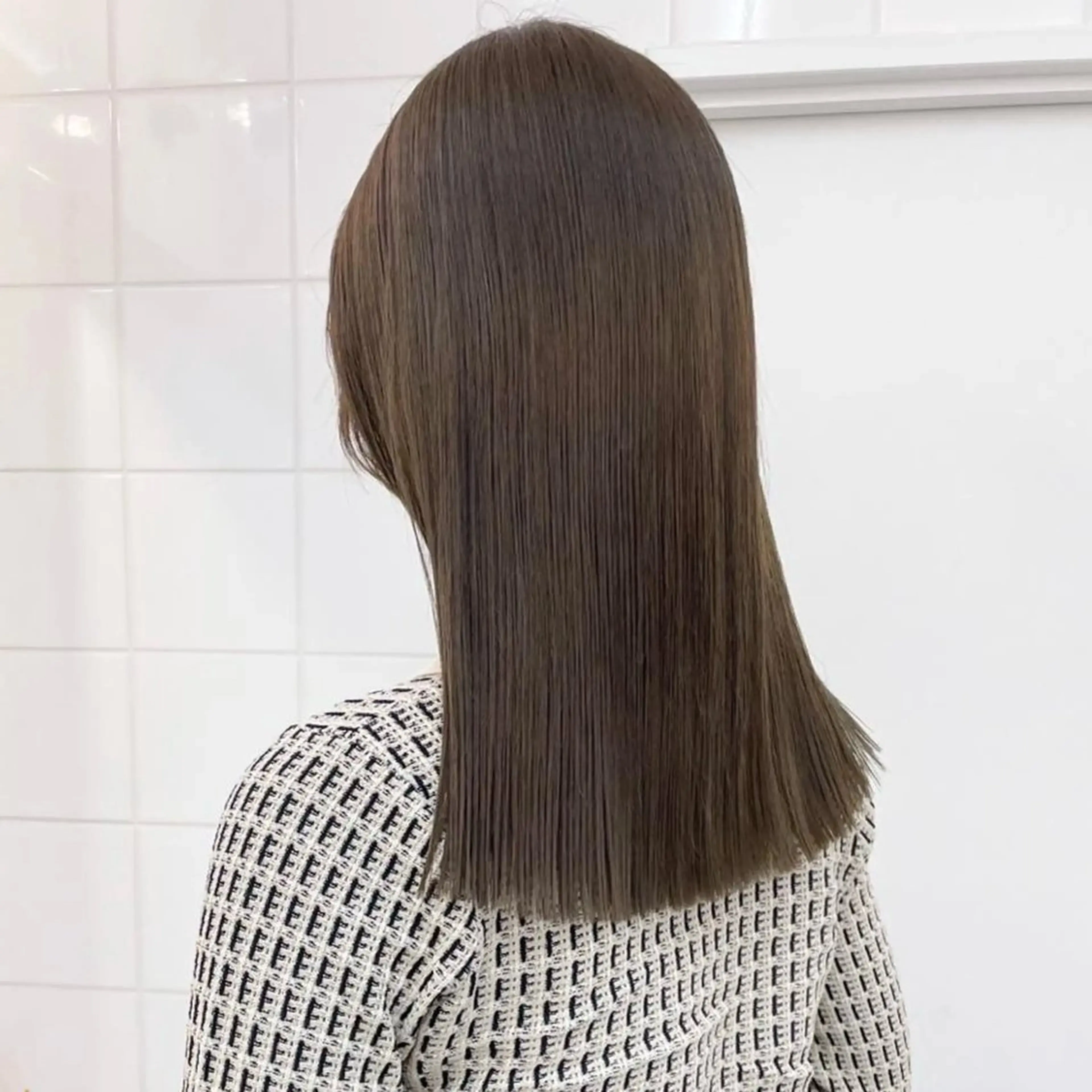 カラー ハイトーン艶カラー 💎あやめ🎀のヘアスタイル