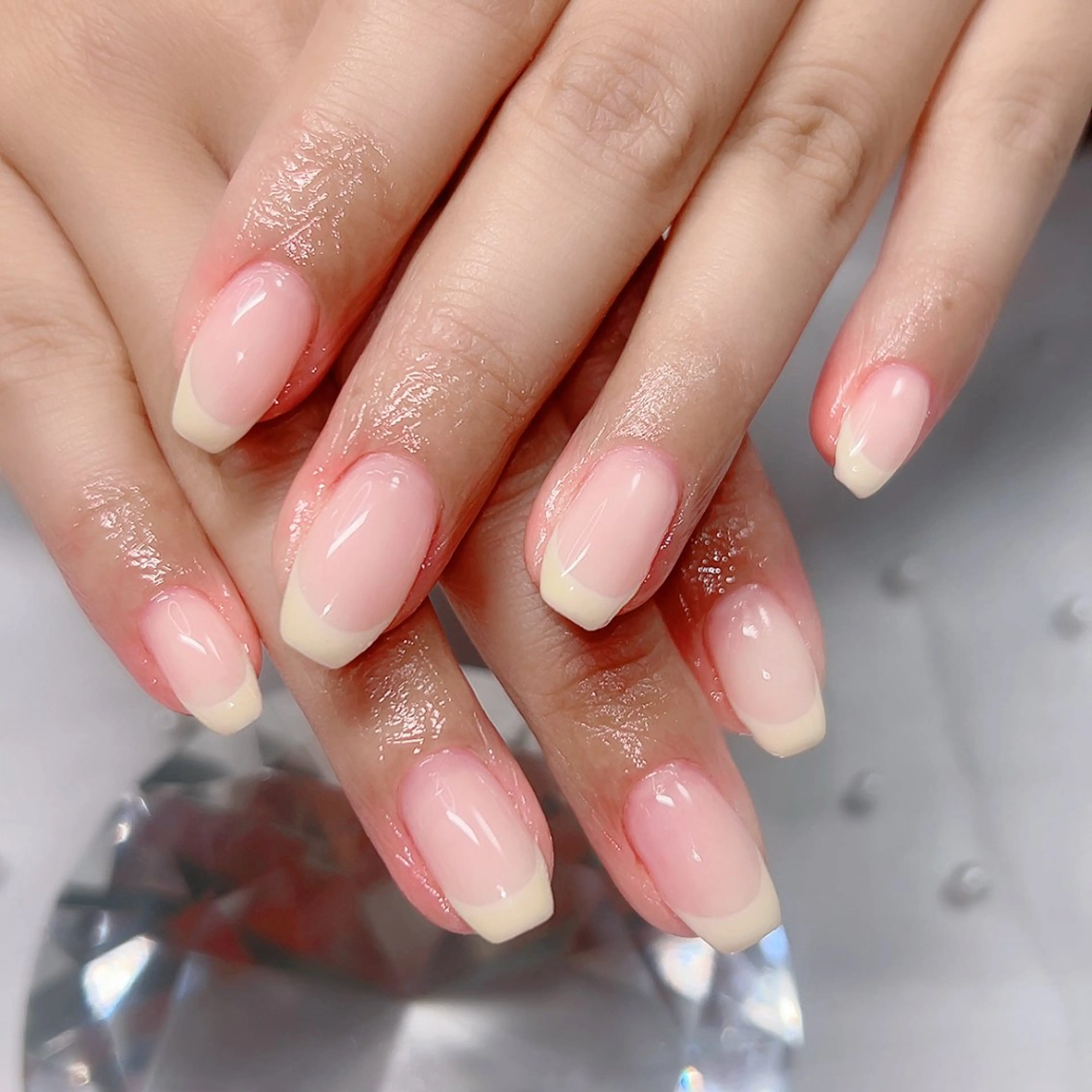 ネイル フレンチネイル ワンカラーネイル シンプルネイル Cute Tips nailのネイルデザイン