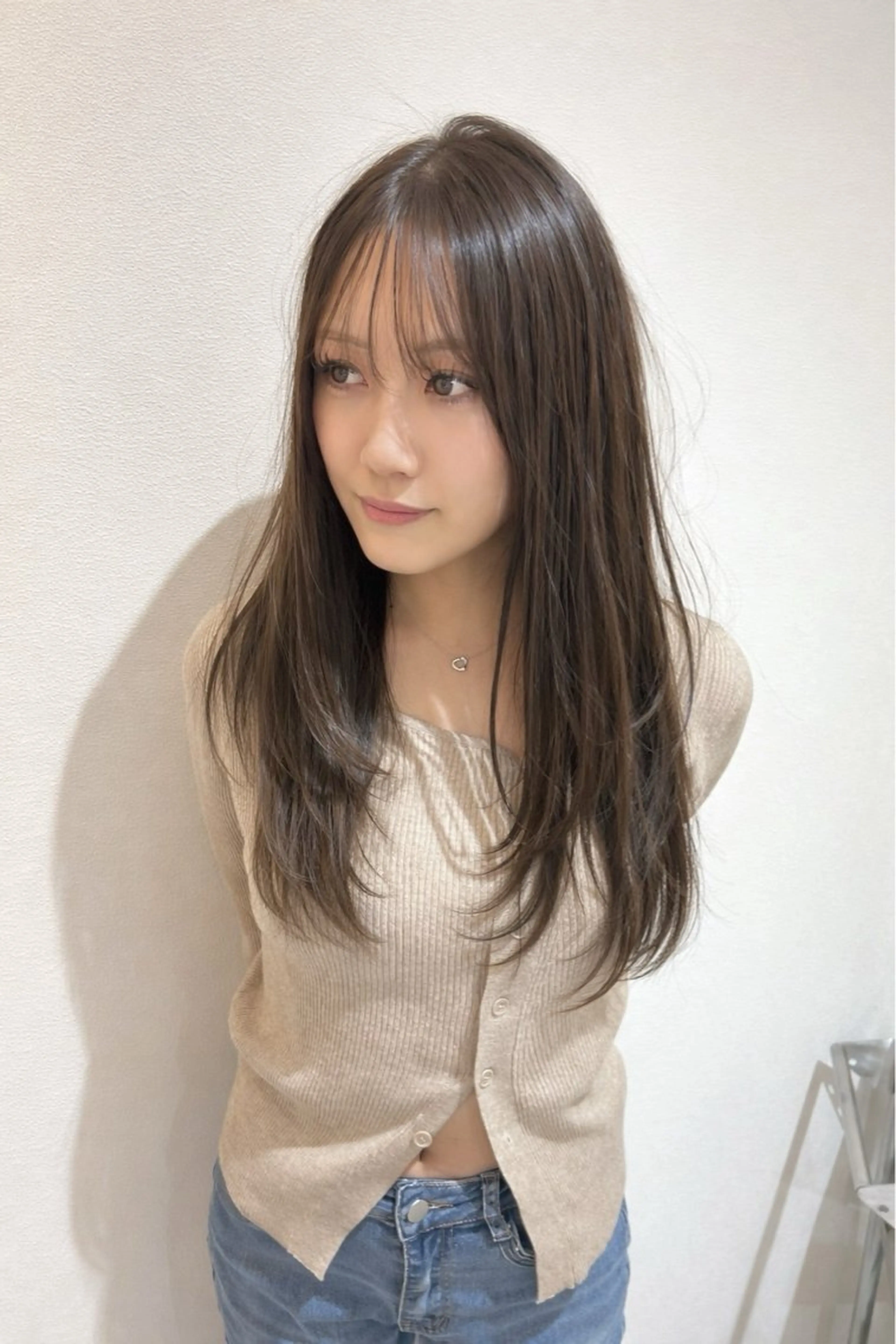 ロング カラー 透明感カラー レイヤーカット カット ヘアカラー 野田阪神/レイヤー/ ハイライト/yuuのヘアスタイル