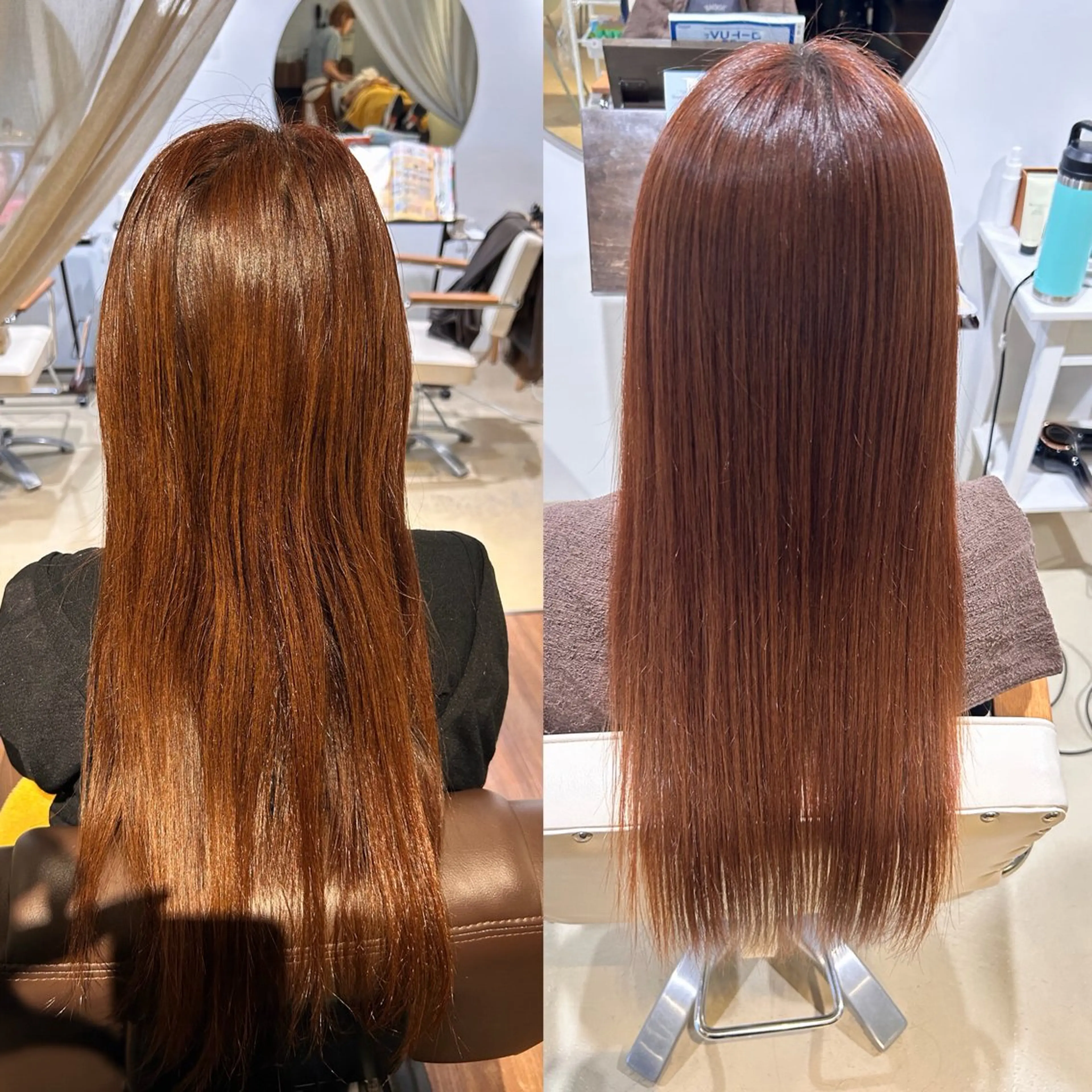 ロング 縮毛矯正 hairmake mano所属・山下 阿雅のヘアスタイル