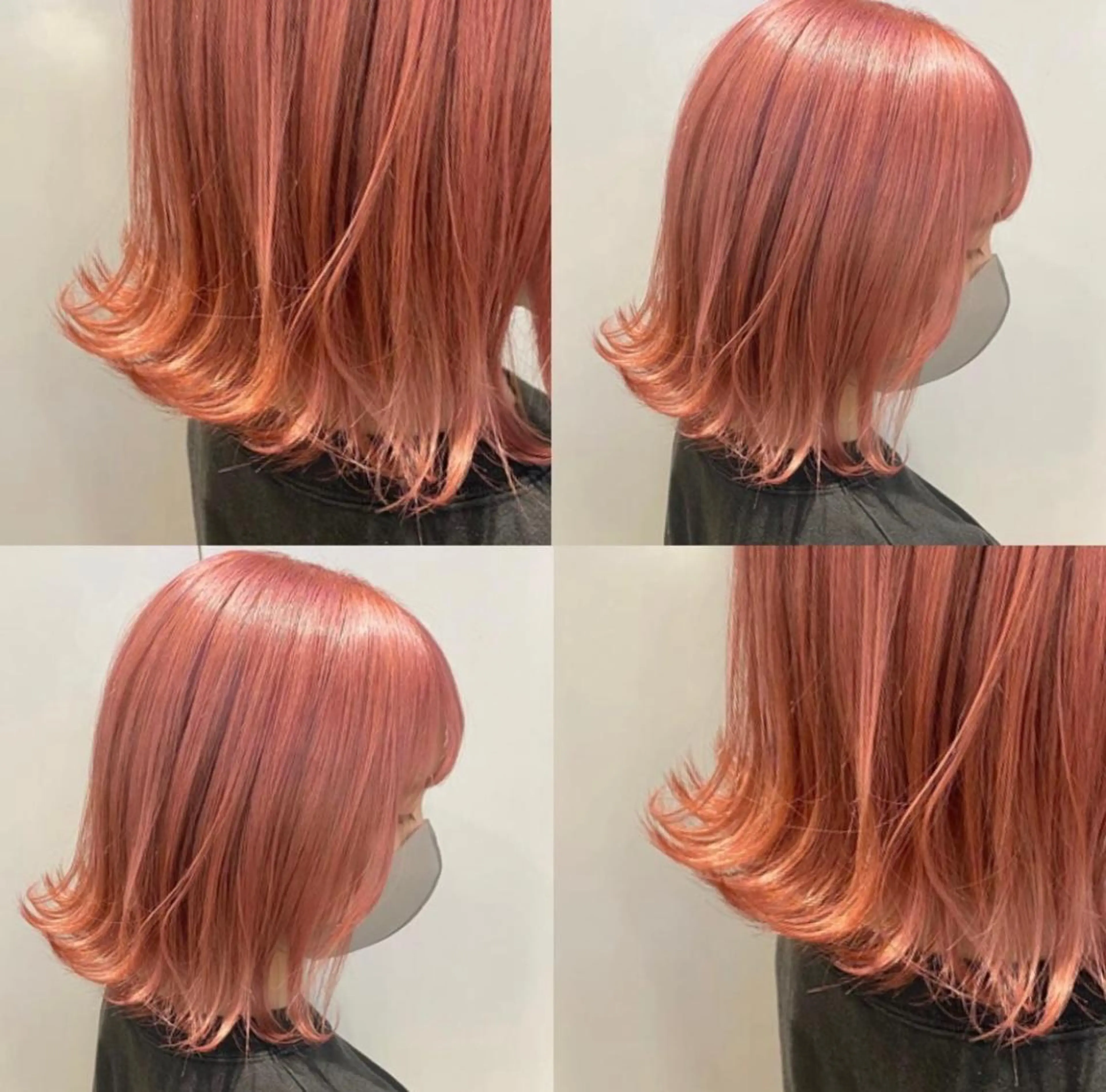 ショート カラー ピンクカラー Beleza 渋谷所属・Kazusa/渋谷/ エクステ/ハイトーンのヘアスタイル