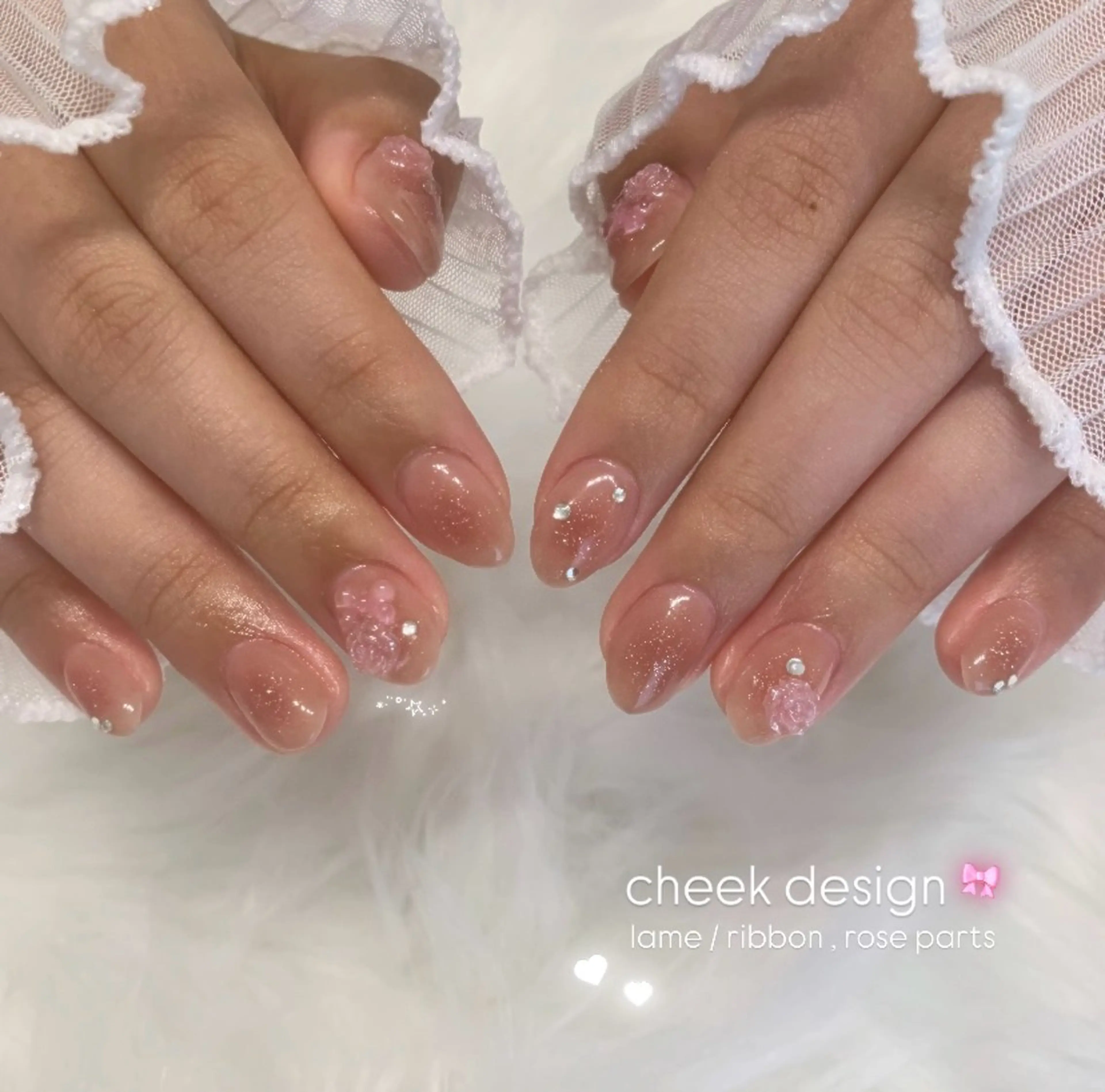 ネイル ハンドネイル nail room LUNA⋆౨ৎ˚⟡のネイルデザイン