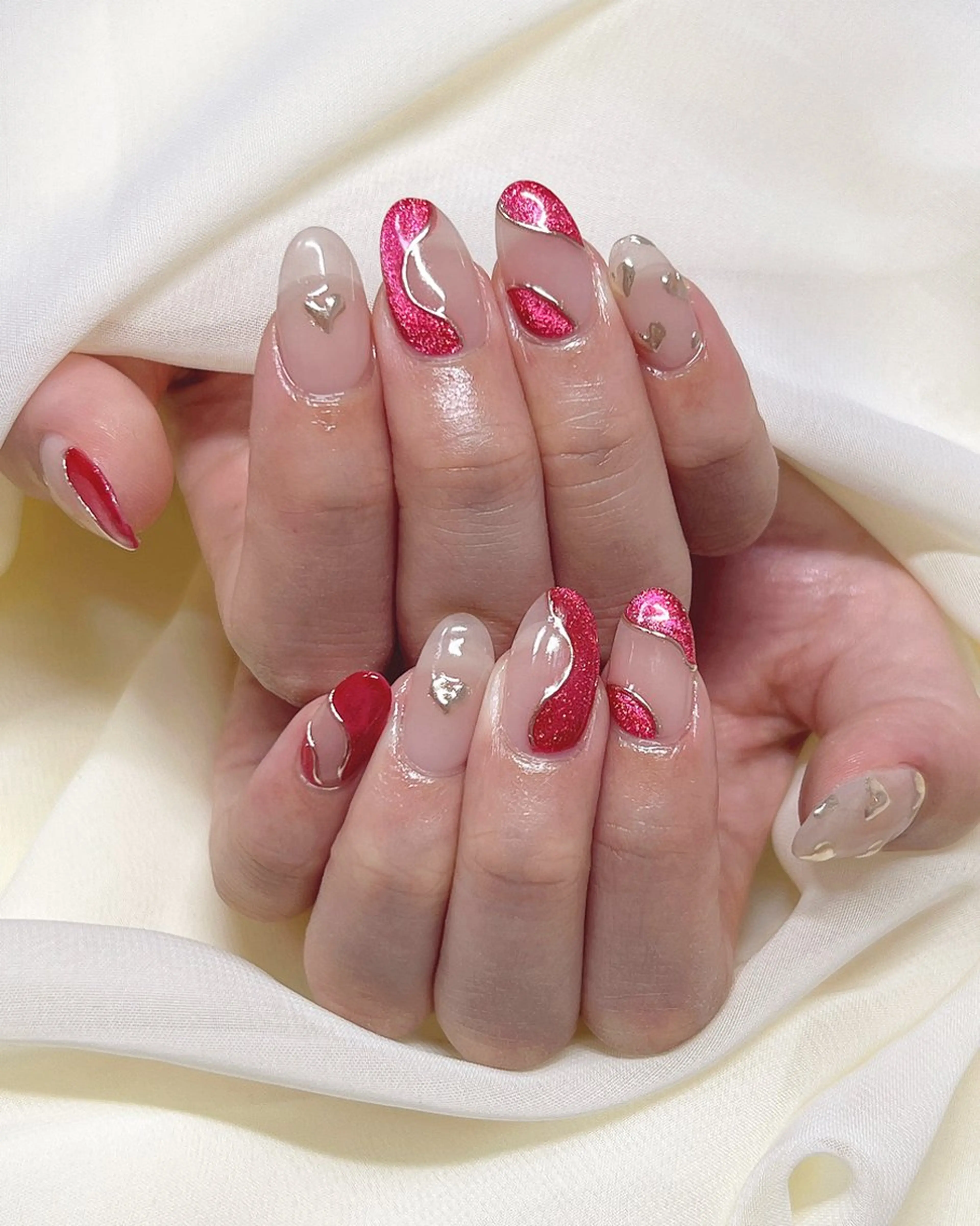 ネイル アートネイル ニュアンスネイル nail salon MUAのネイルデザイン