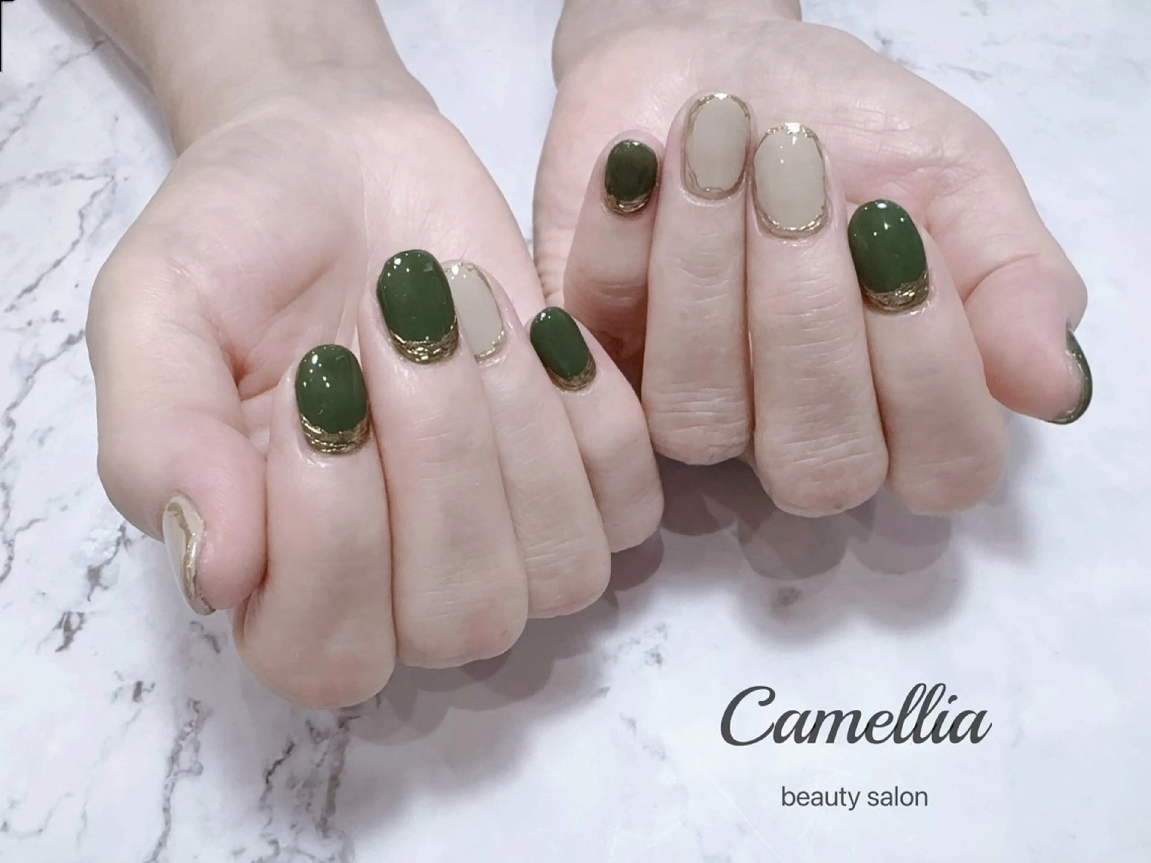 ネイル ハンドネイル ハンドケア Camellia nail salonのネイルデザイン