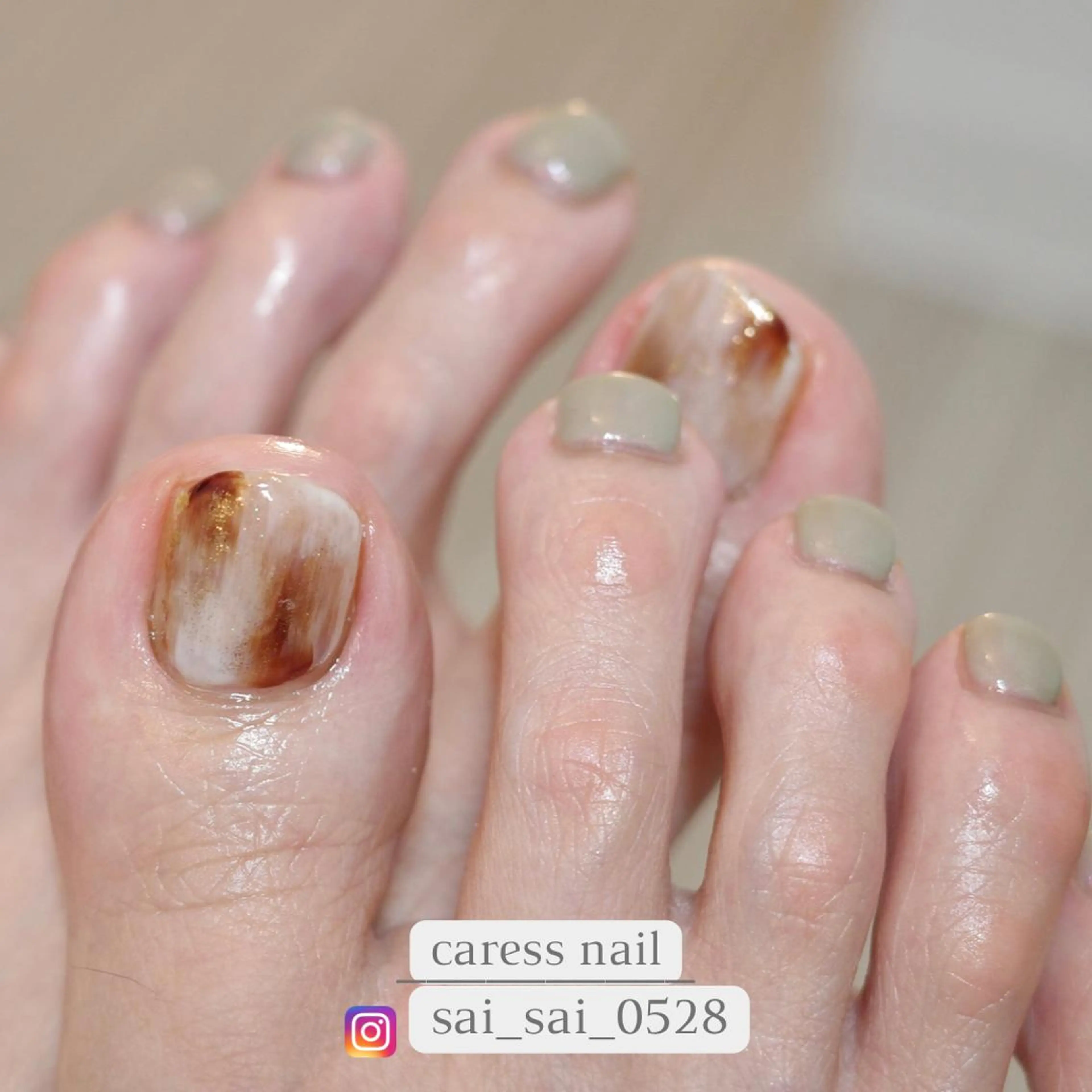 ネイル アートネイル caress  nail カレスネイル　代々木上原所属・カレスネイル さいのネイルデザイン