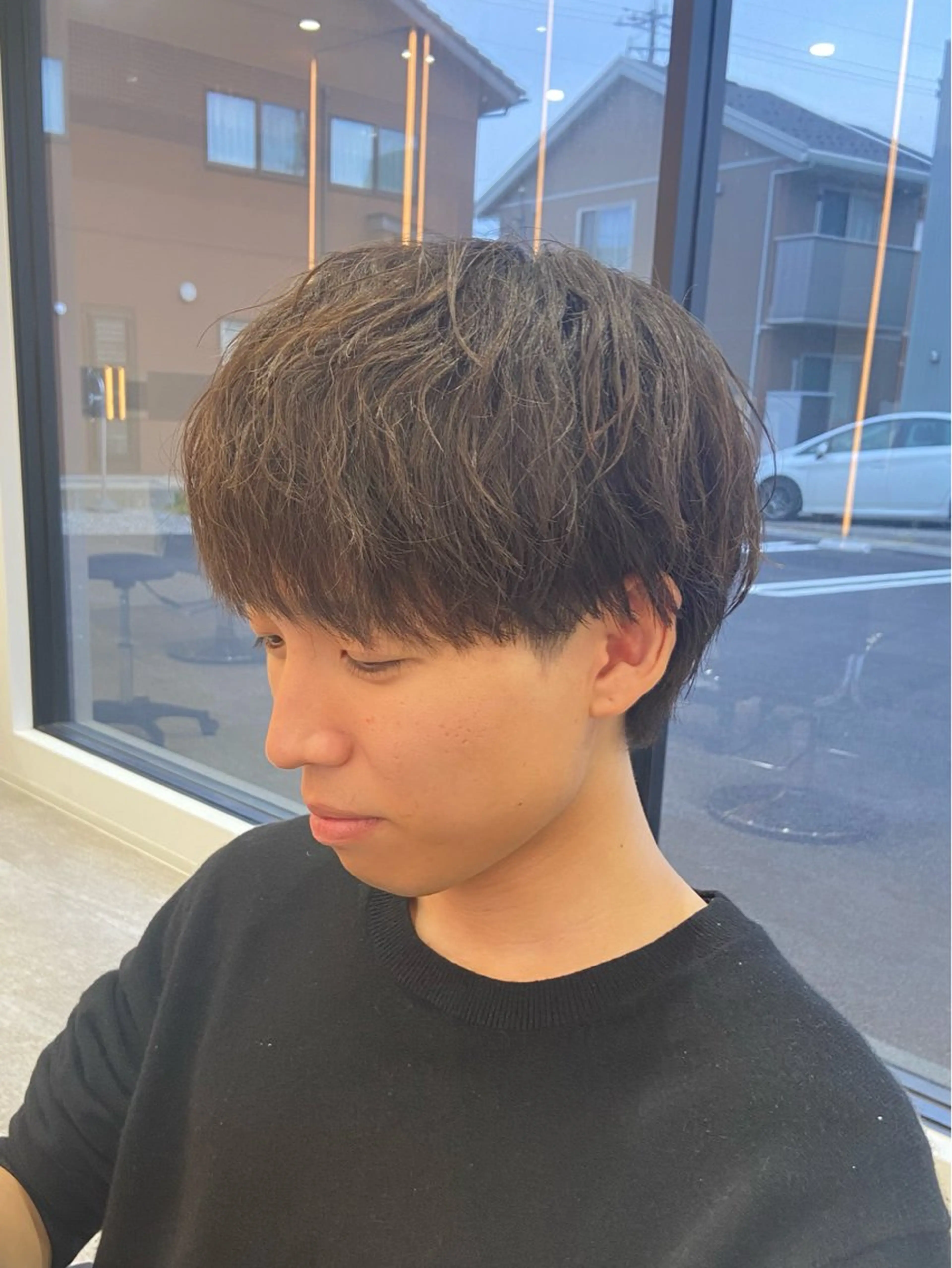 ショート メンズ メンズパーマ ショートヘア 福田 文太のヘアスタイル