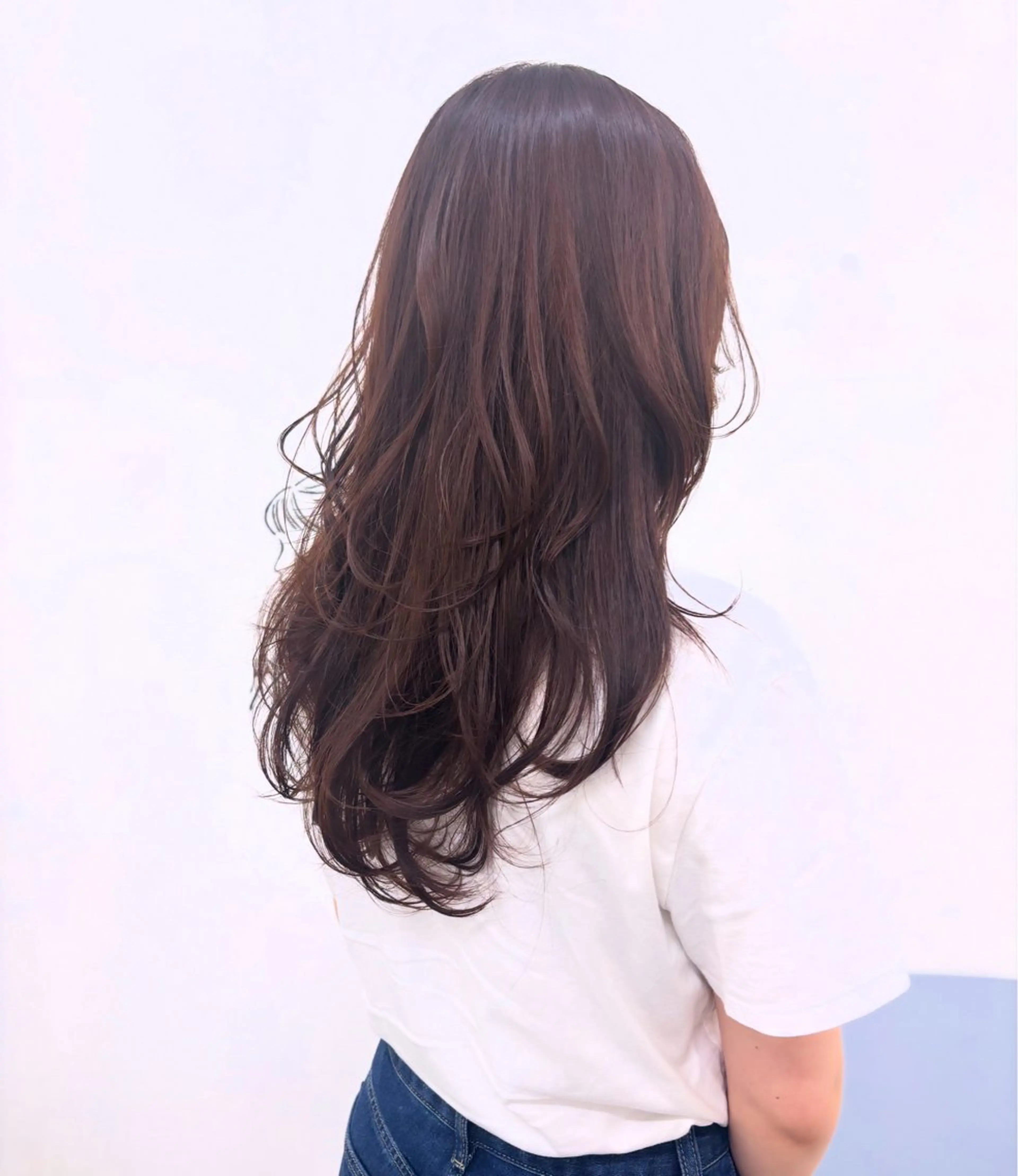 セミロング カラー カット ヘアカラー 似合わせ美髪ヘア✨ 天王寺．阿倍野🌈のヘアスタイル