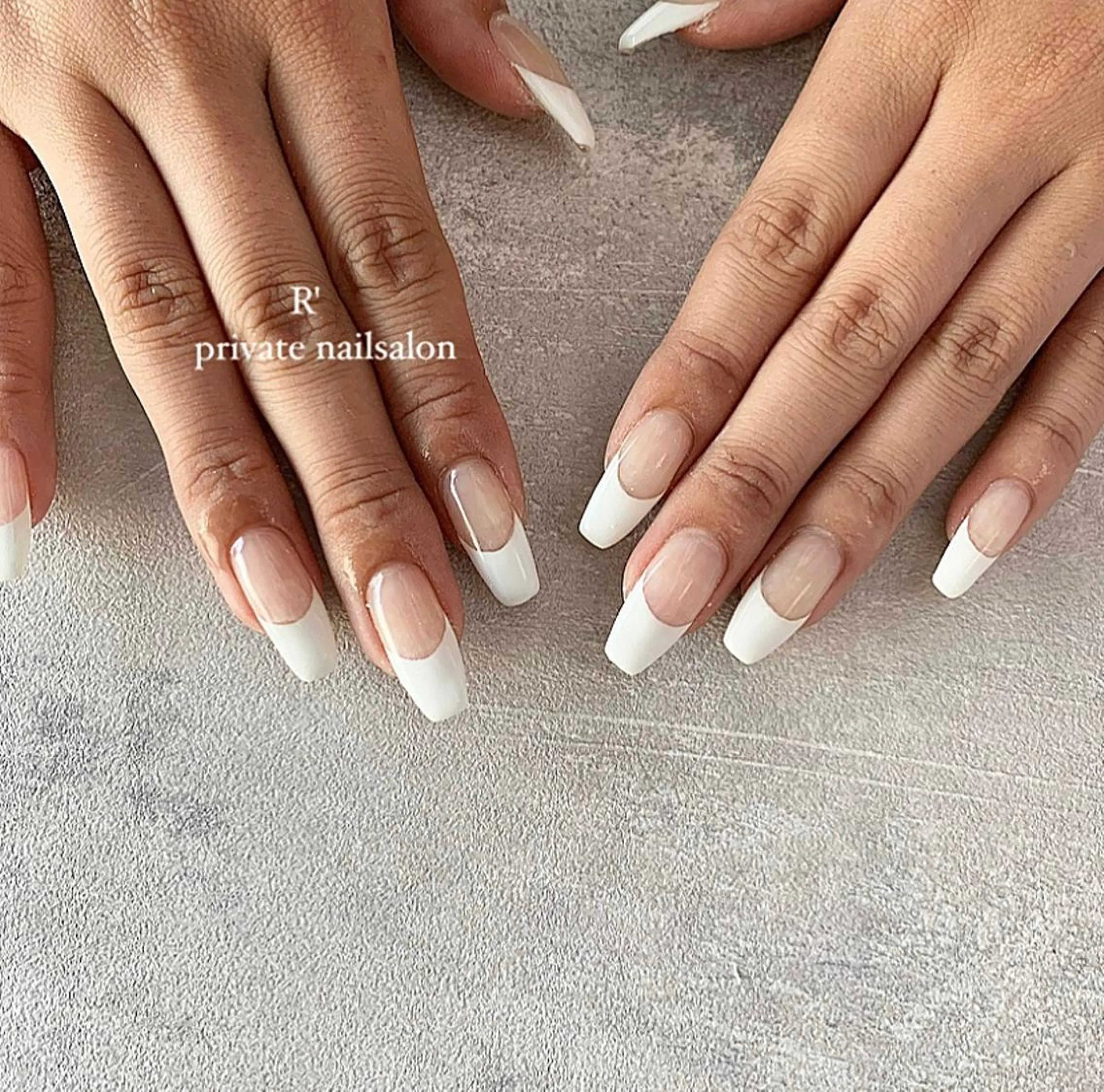 ネイル フレンチネイル Bersinar nail所属・Bersinar nail(rina)のネイルデザイン