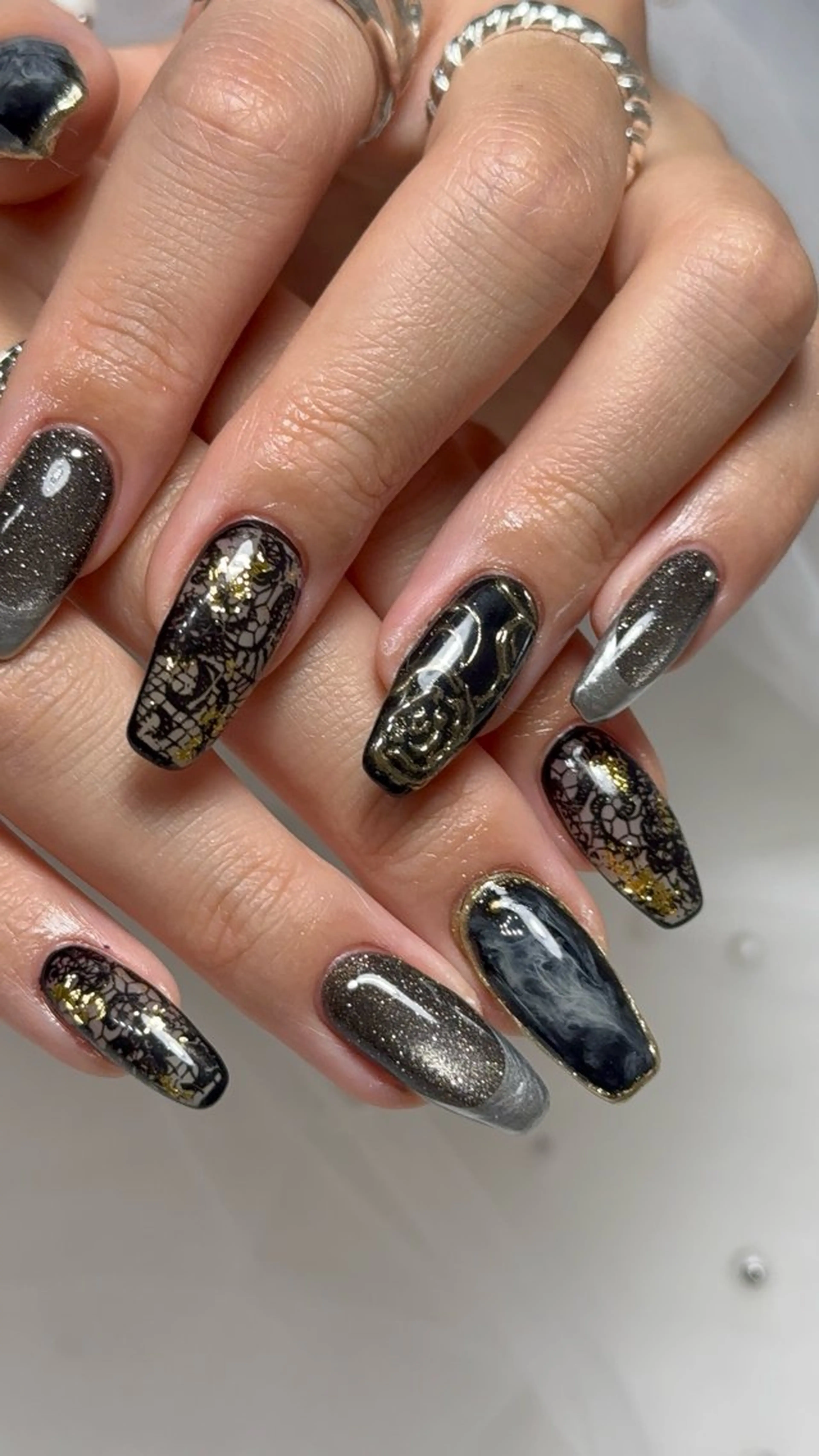 ネイル AURORA eyelash&nail salon アメ村店所属・🌏AURORA | RiRi🪐のネイルデザイン