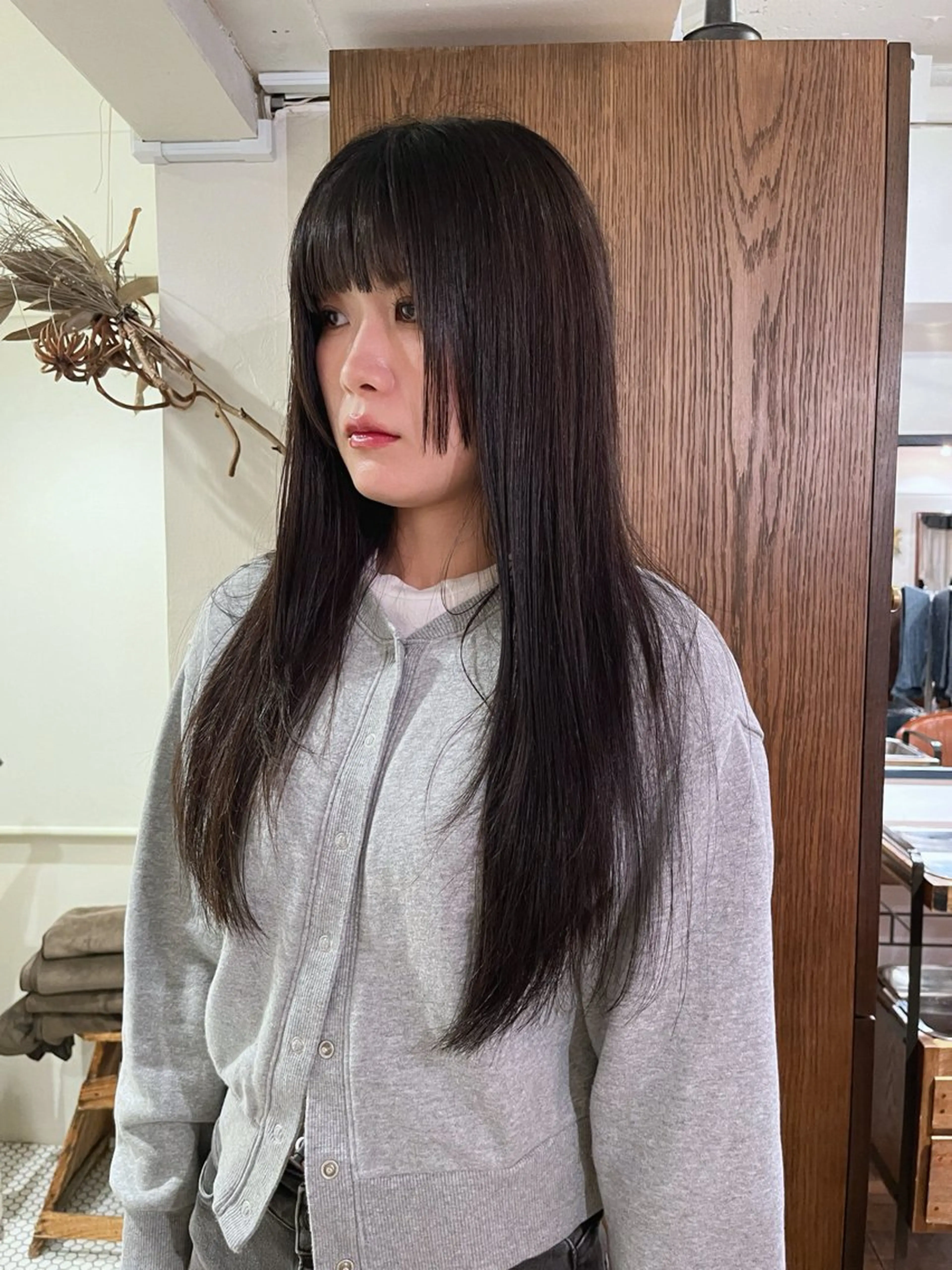ロング 顔周りカット レイヤーカット 🧸メンズカット 🧸conatsuのヘアスタイル