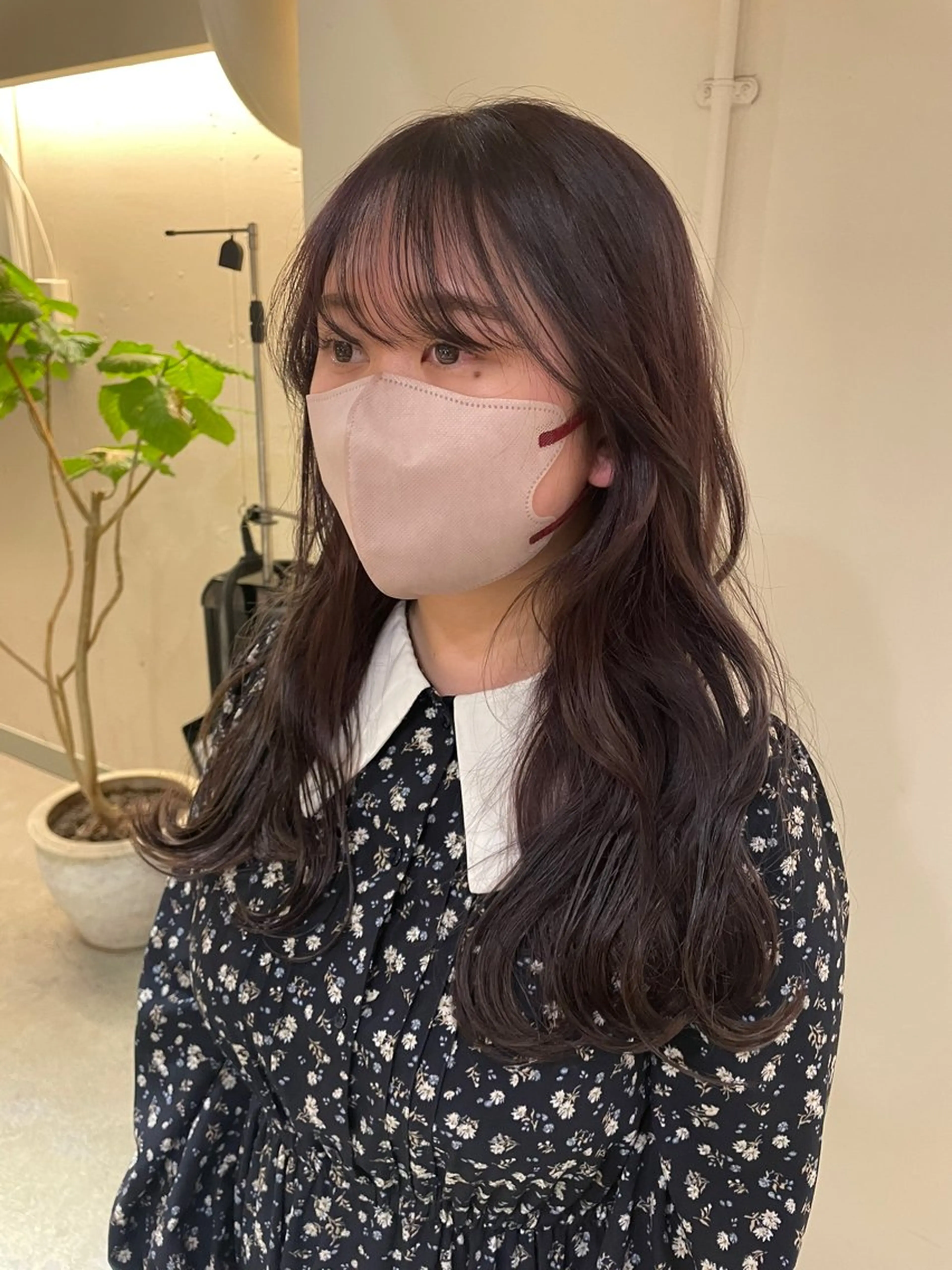 ロング ヘアカラー トリートメント 透明感カラー🫧/ レイヤー/髪質改善のヘアスタイル