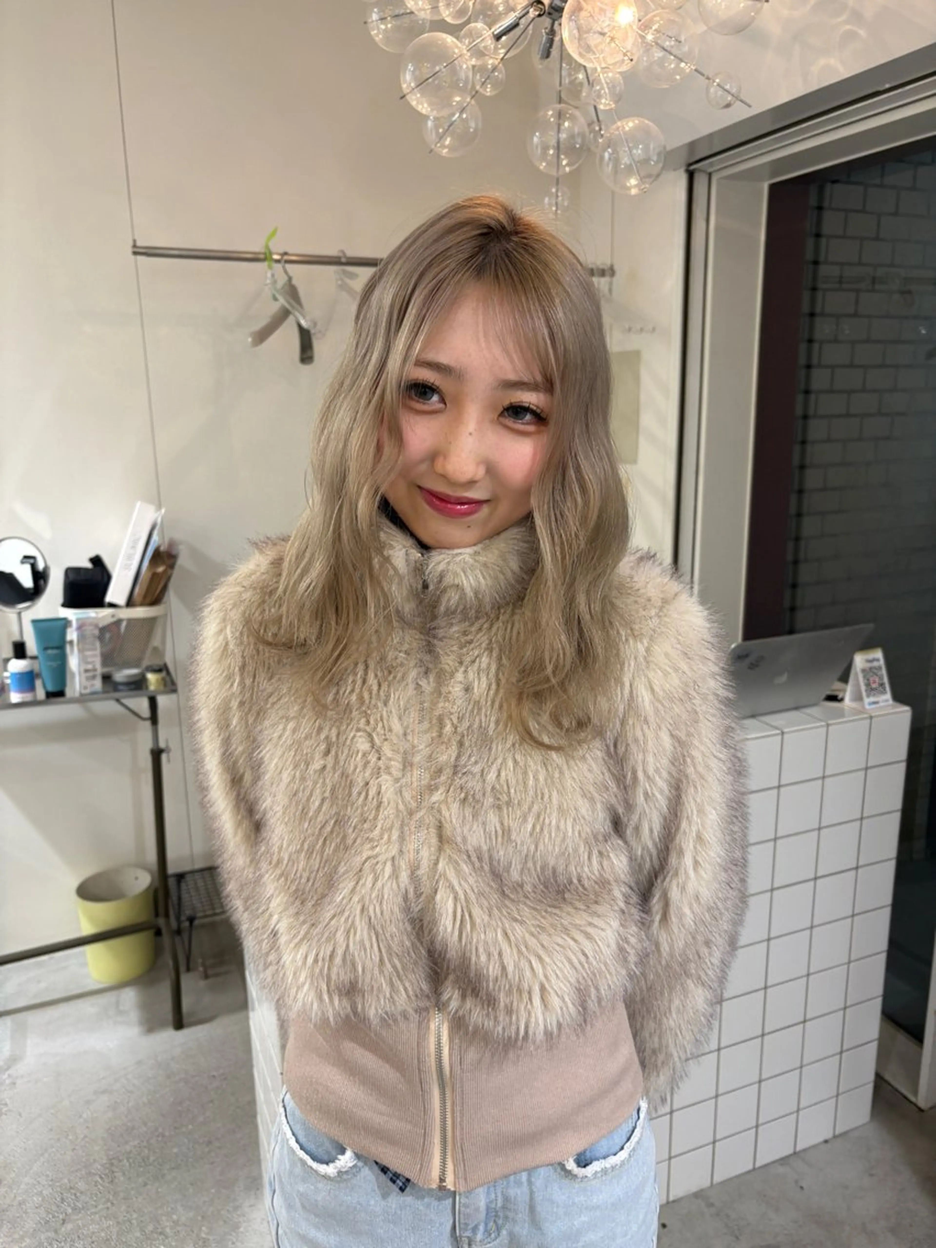 カラー ヘアカラー 梅田/艶カラー/ じゅなのヘアスタイル