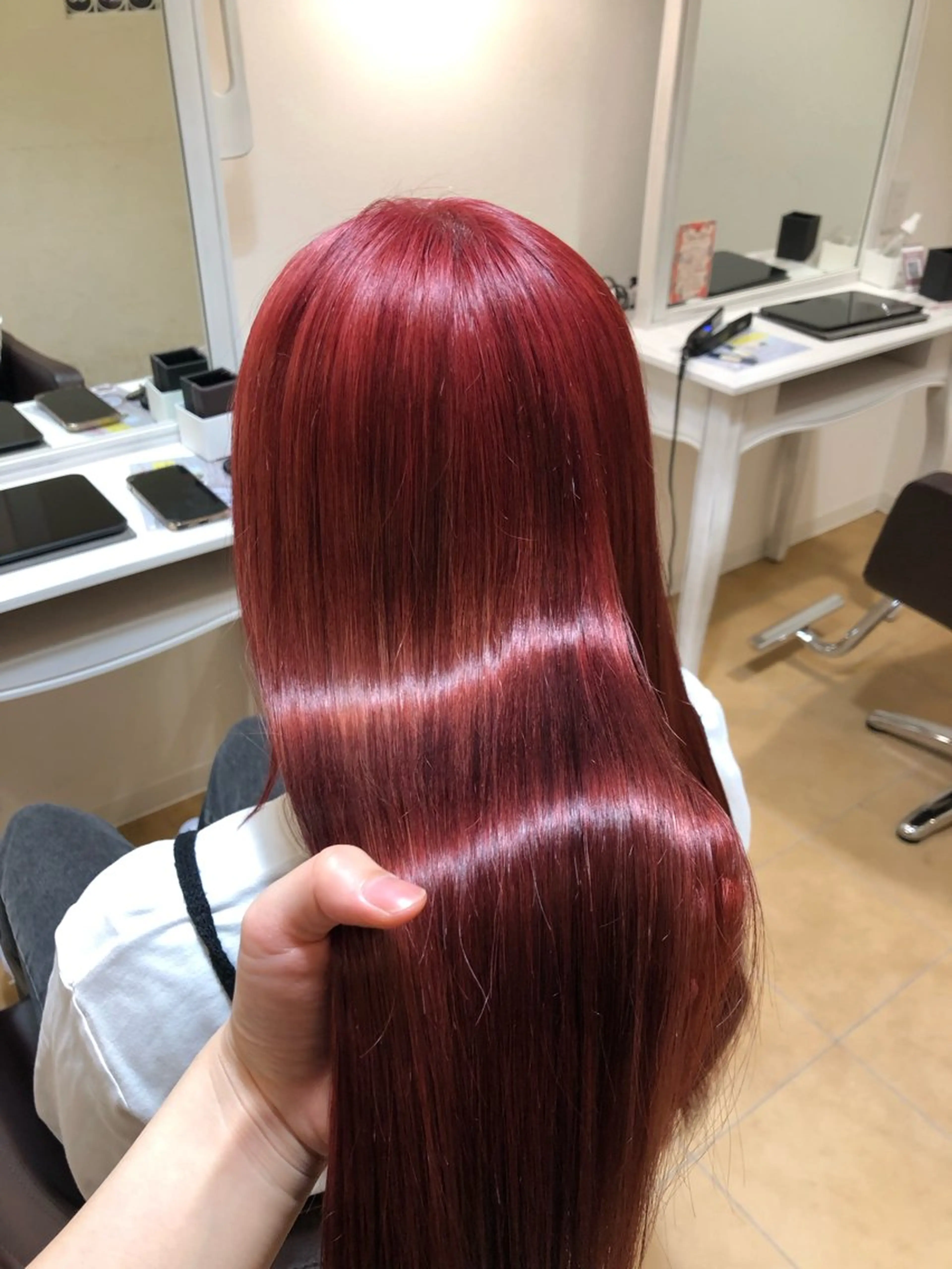 ロング カラー ヘアカラー 今中 紗英のヘアスタイル