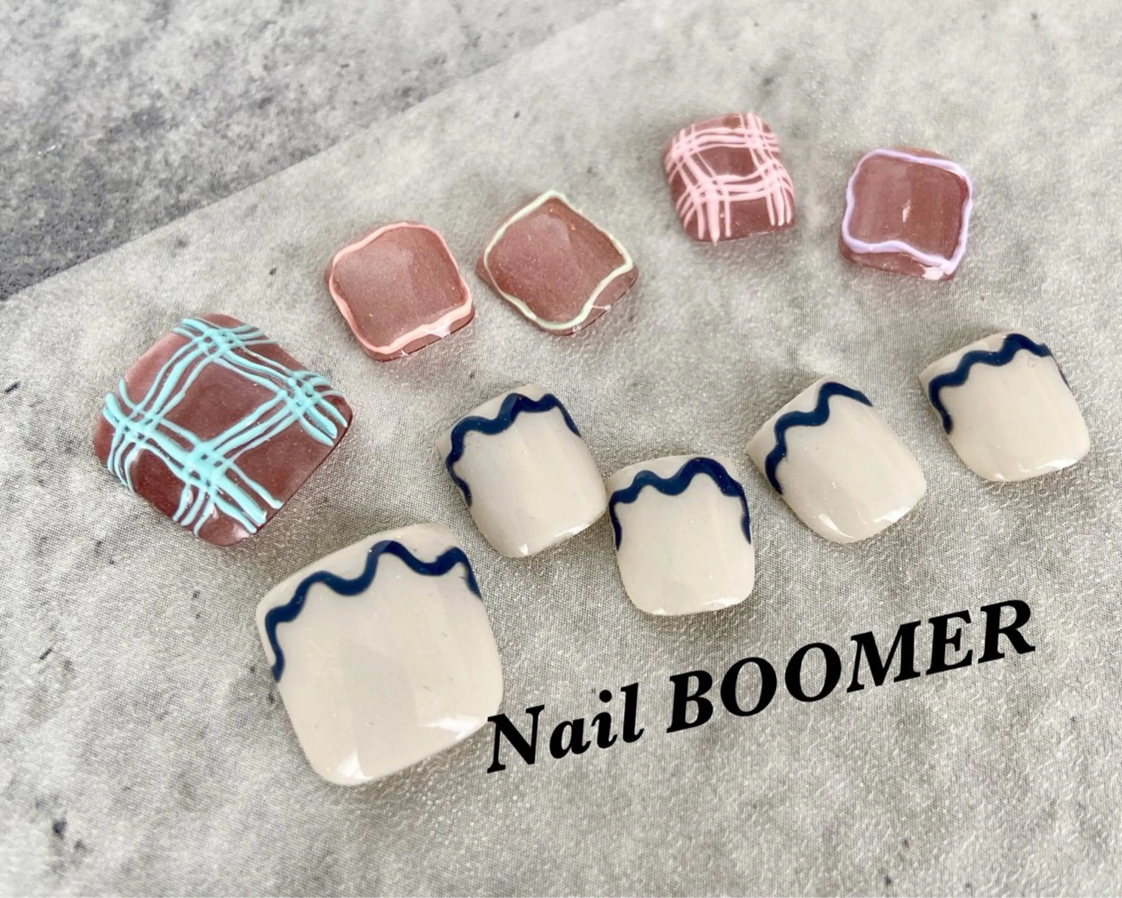 ネイル フットネイル ネイル ブーマーのネイルデザイン