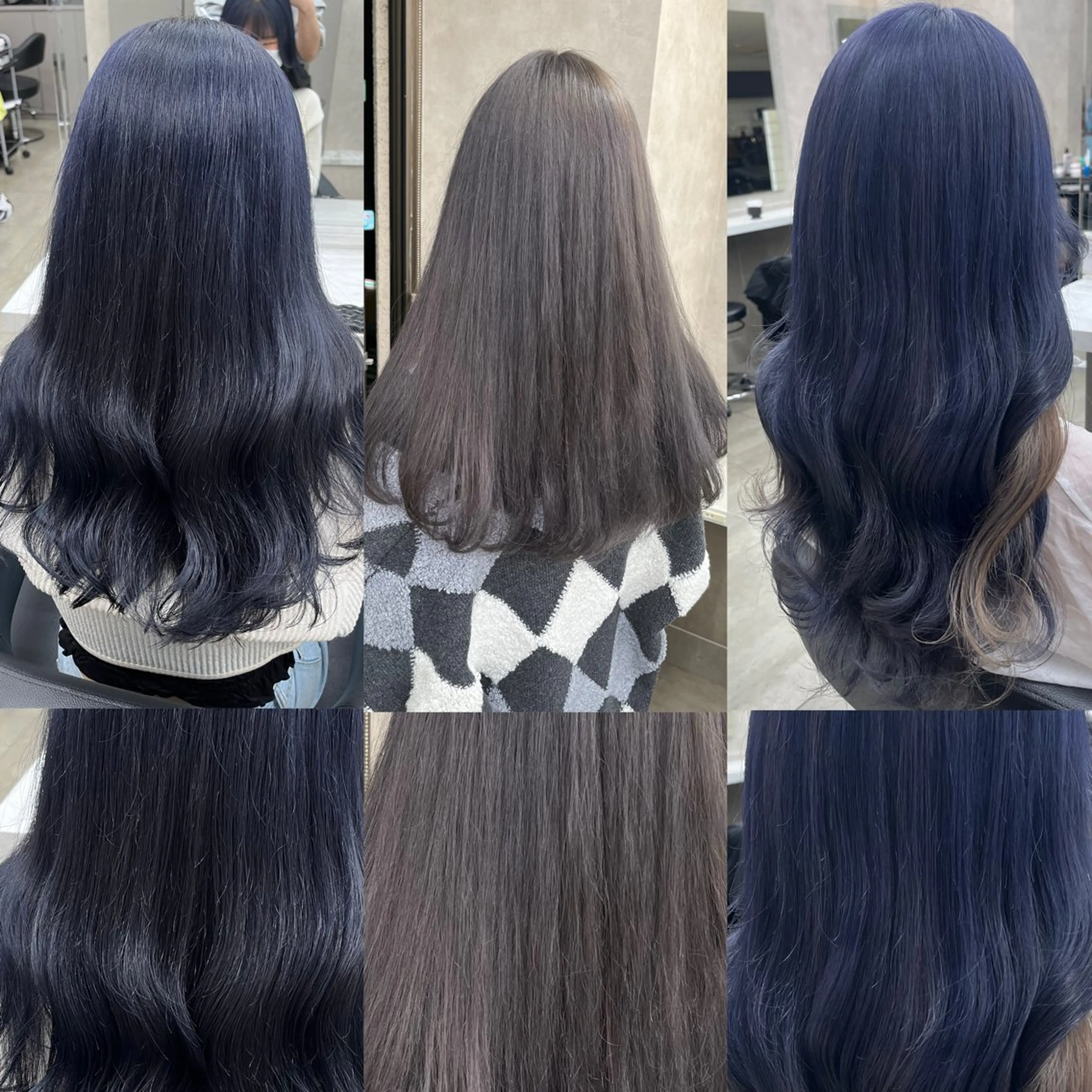 ロング ヘアカラー トリートメント ヘッドスパ ヘアセット 寒色＆ブリーチ特化 寒色MiOのヘアスタイル