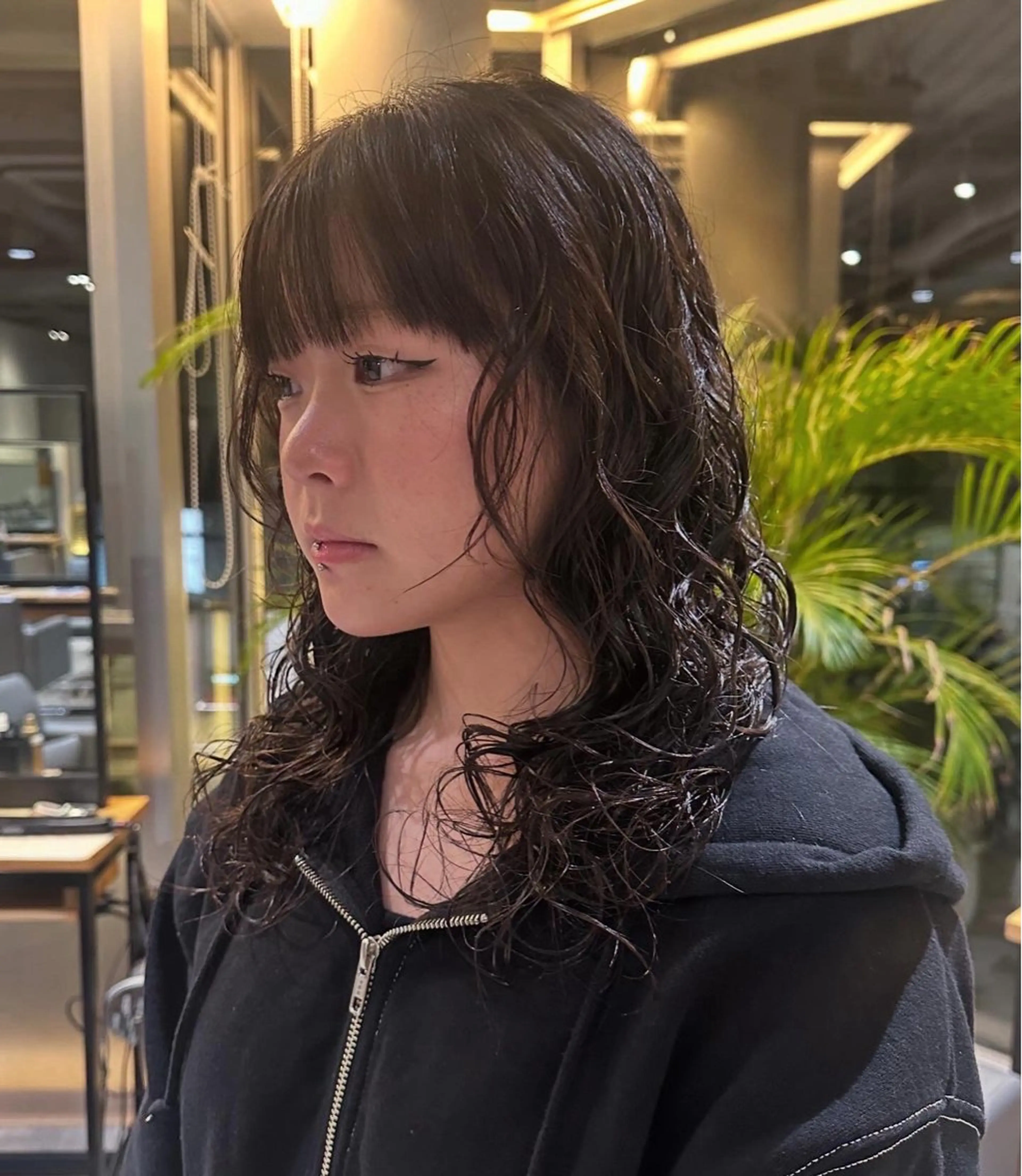 ロング パーマ パーマ 渚音 nanoのヘアスタイル