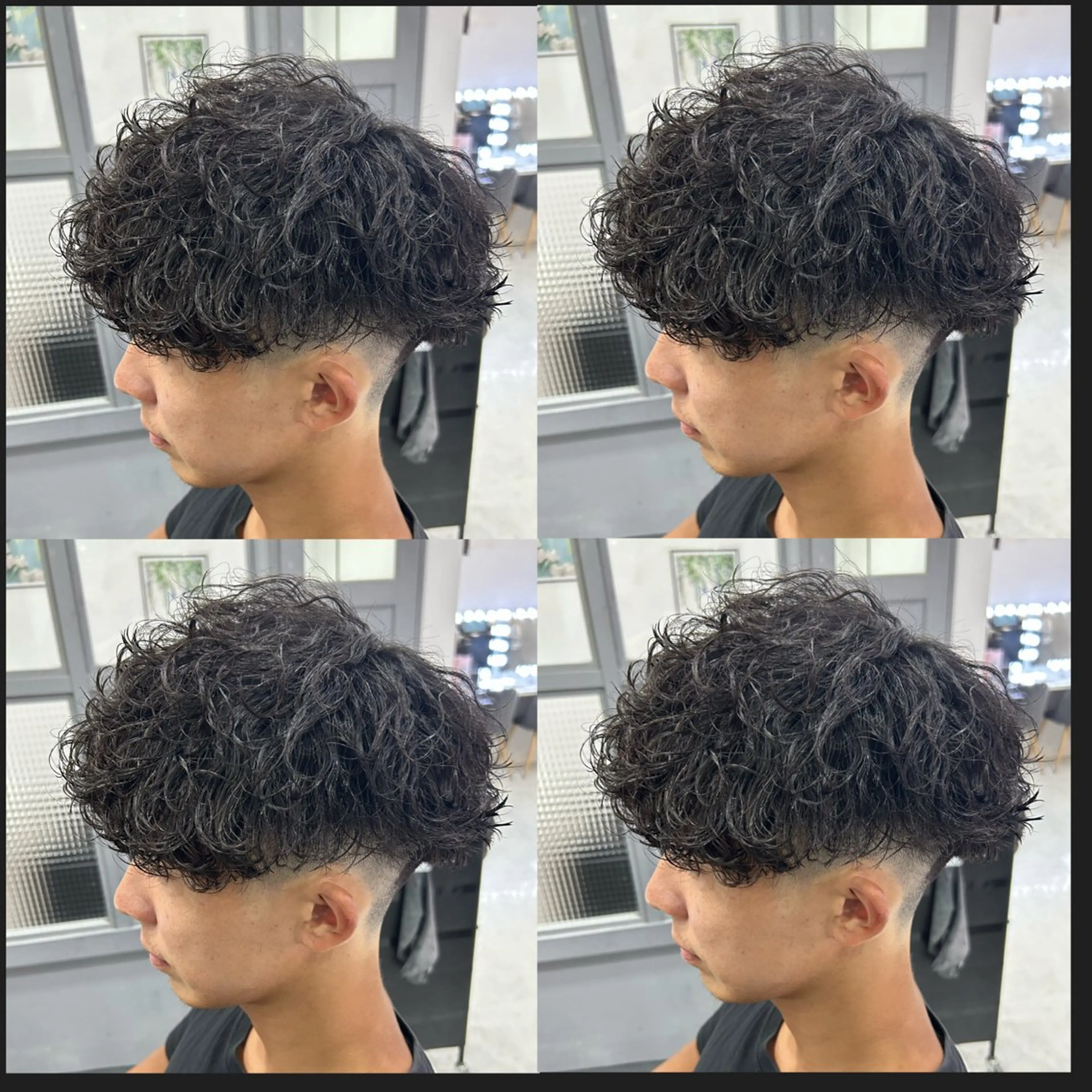 🉐🐶メンズカット＋パーマ全種＋眉カット＋トリートメントの写真