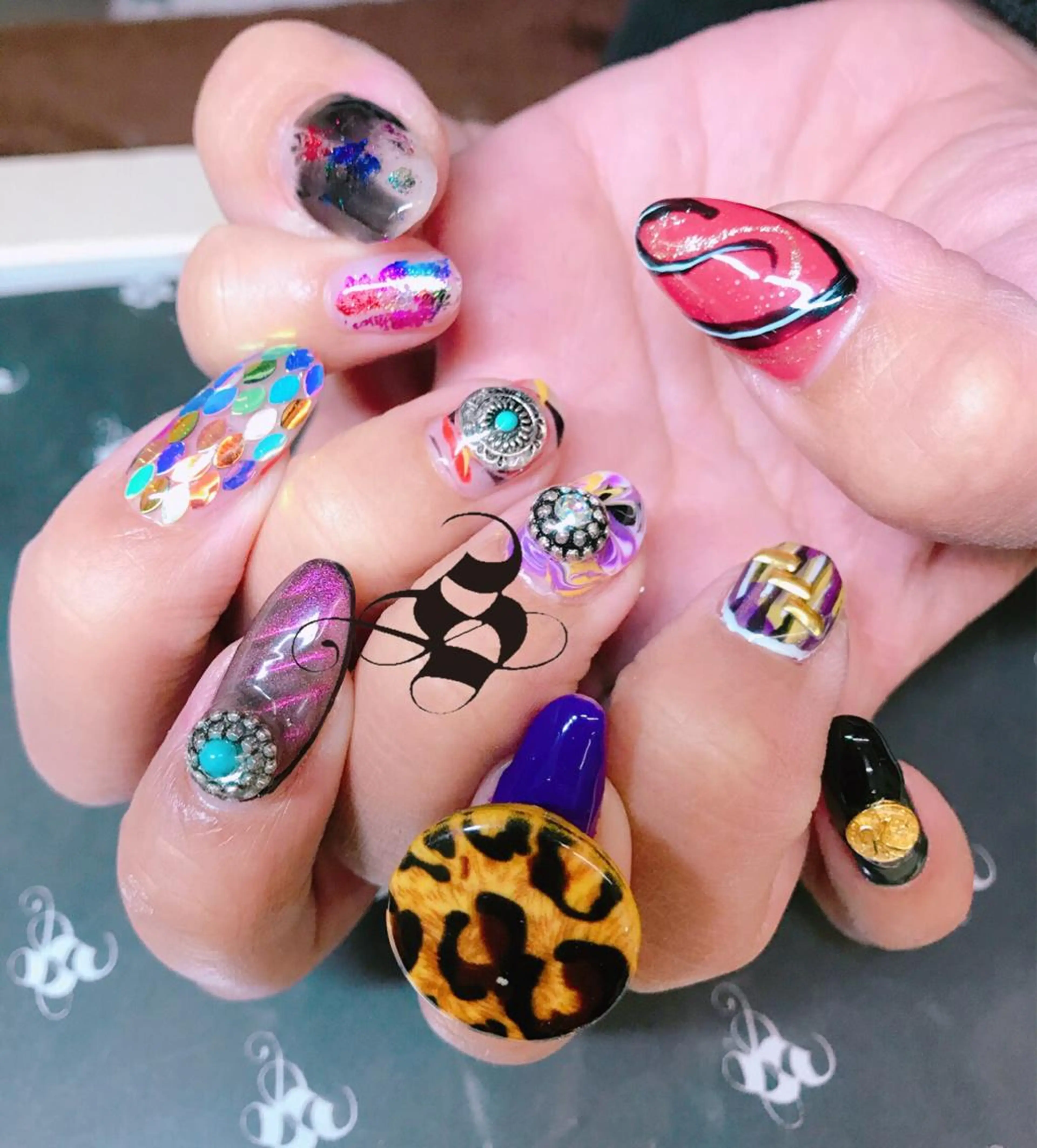 ネイル 長さ出し メンズネイル 持ち込み スカルプネイル ネイルチップ S&S 村田小百合のネイルデザイン