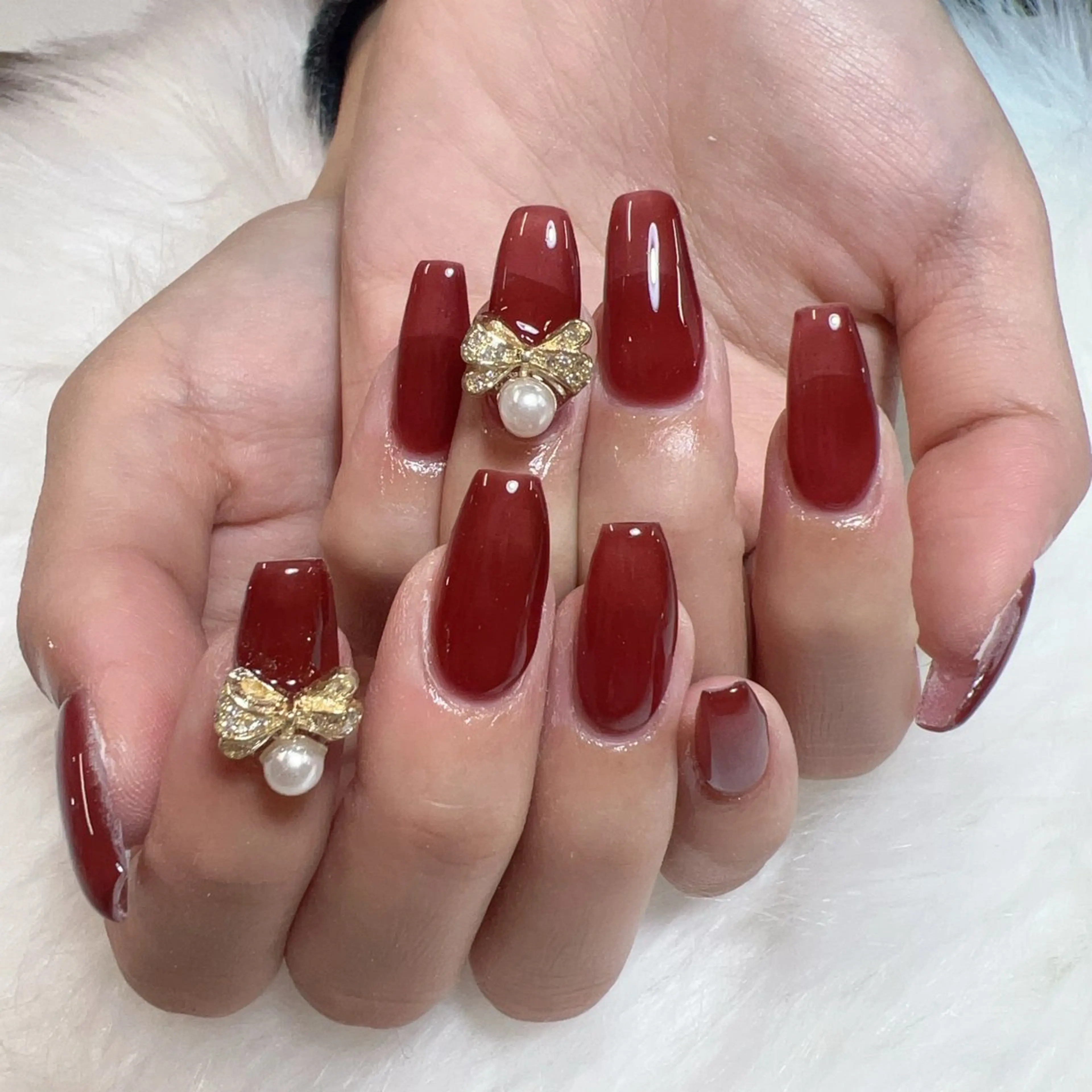 ネイル ハンドネイル 🎀nana🫧 ワンホンネイル🎀のネイルデザイン