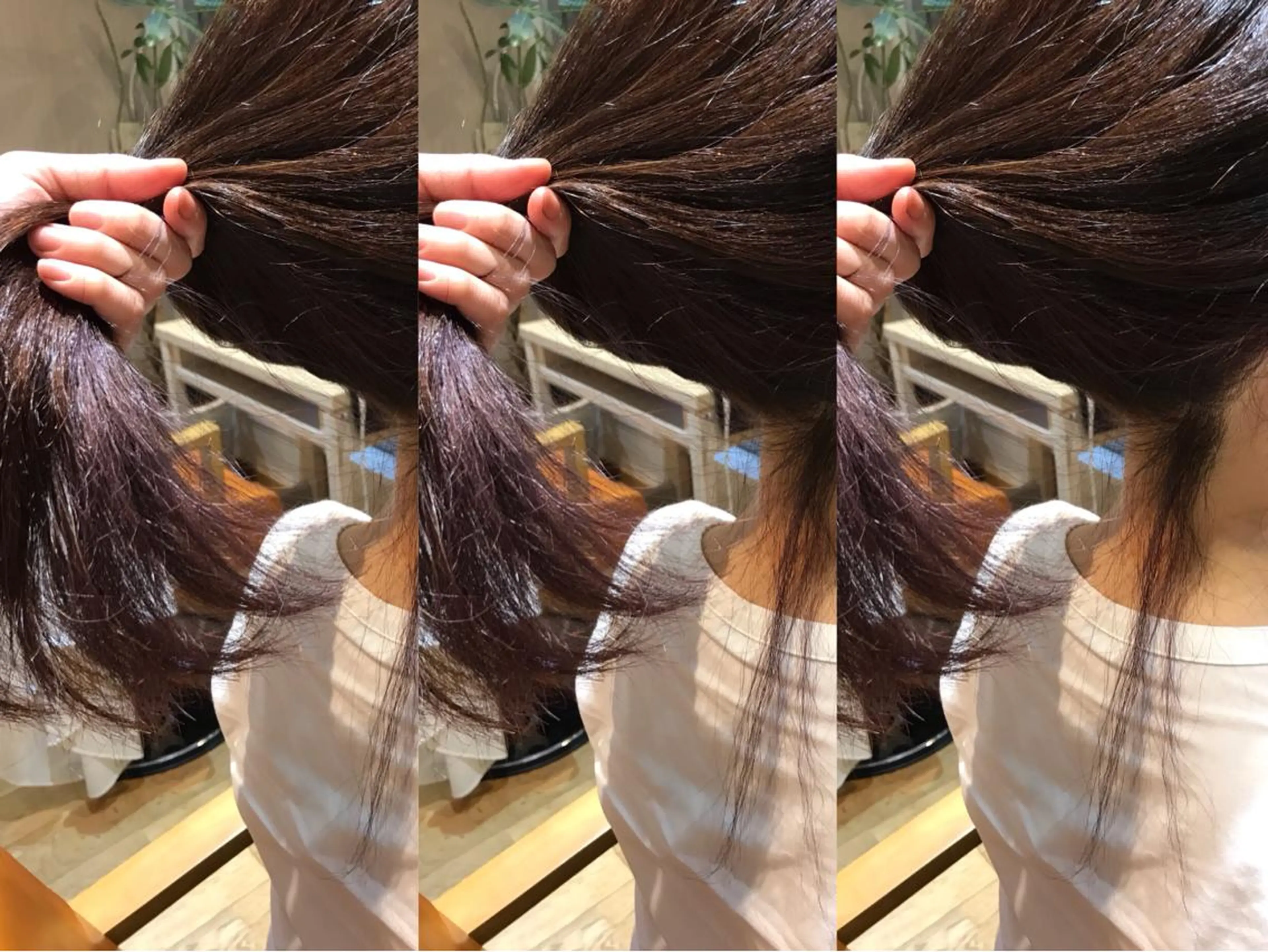 ミディアム カラー ☻BRAVE柏東口店 わたなべ りこ☻のヘアスタイル