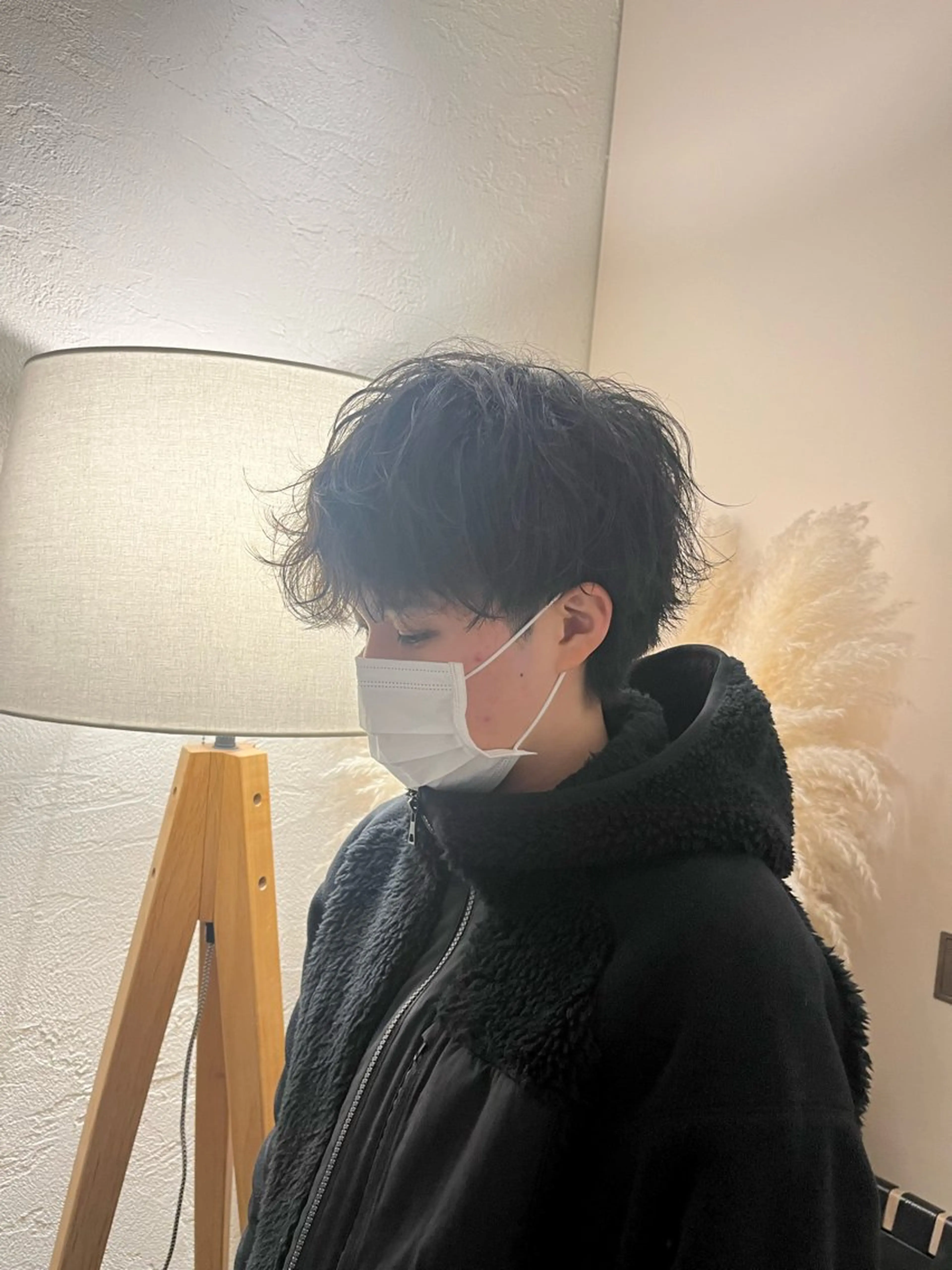 ショート soen所属・⚡メンズパーマフ ェードカットTomyのヘアスタイル