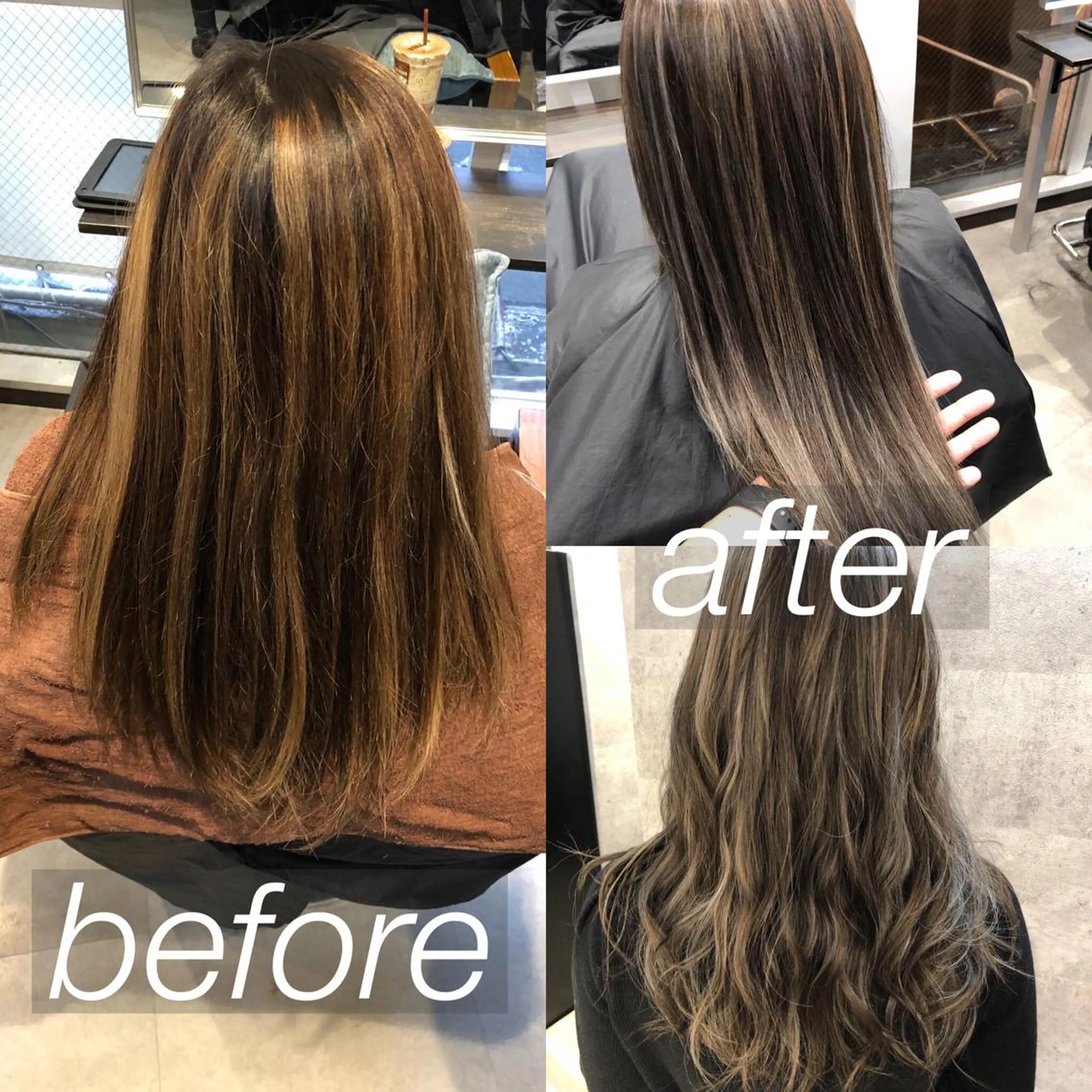 ロング カラー ハイライトカラー ハイライト SOYON なんば店所属・艶髪✨/似合わせ✨/ SOYON難波/直紀のヘアスタイル