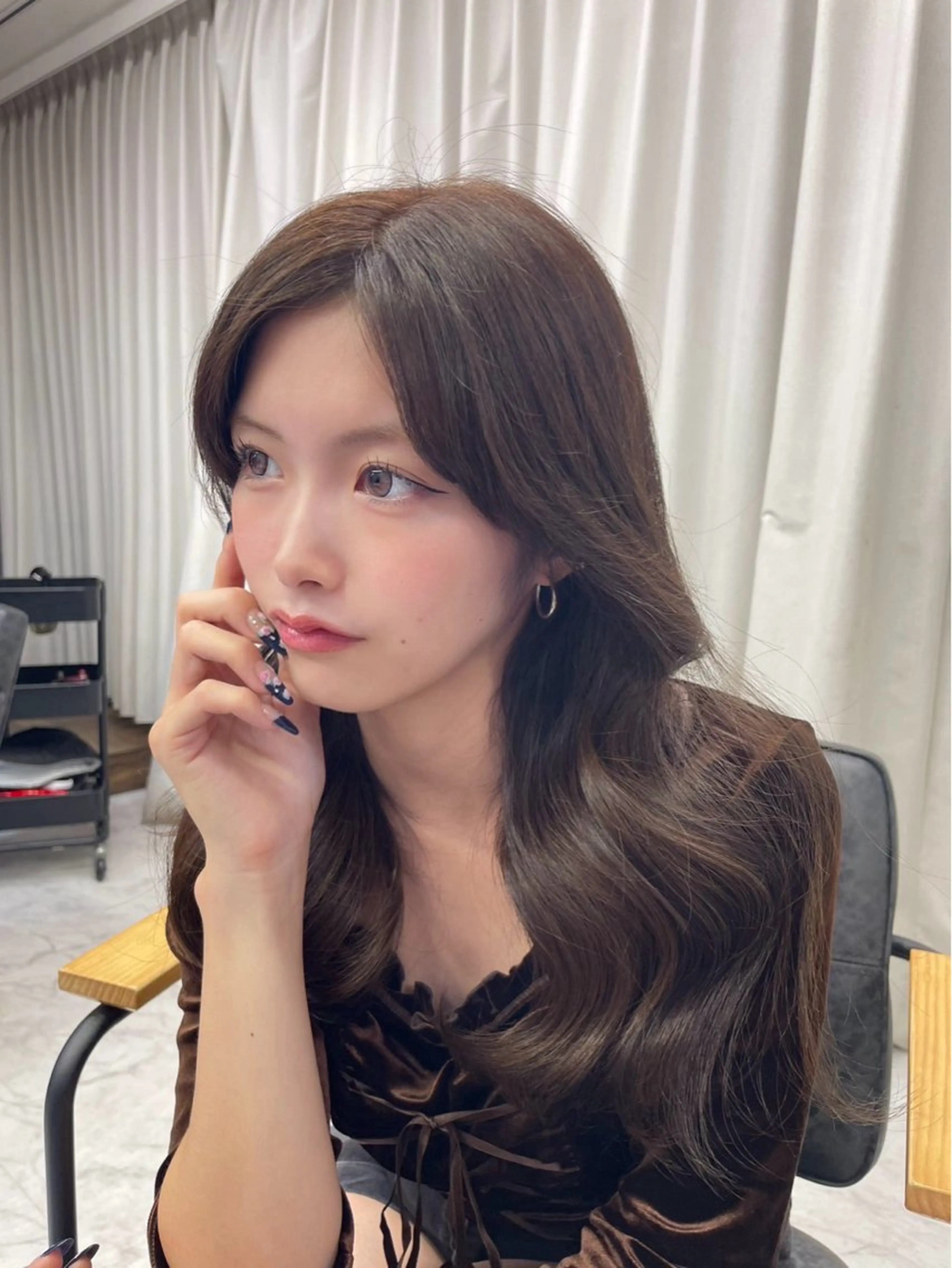 ロング ヘアカラー トリートメント RAF TOKYO 2nd 今泉店所属・RAF KAEDEのヘアスタイル