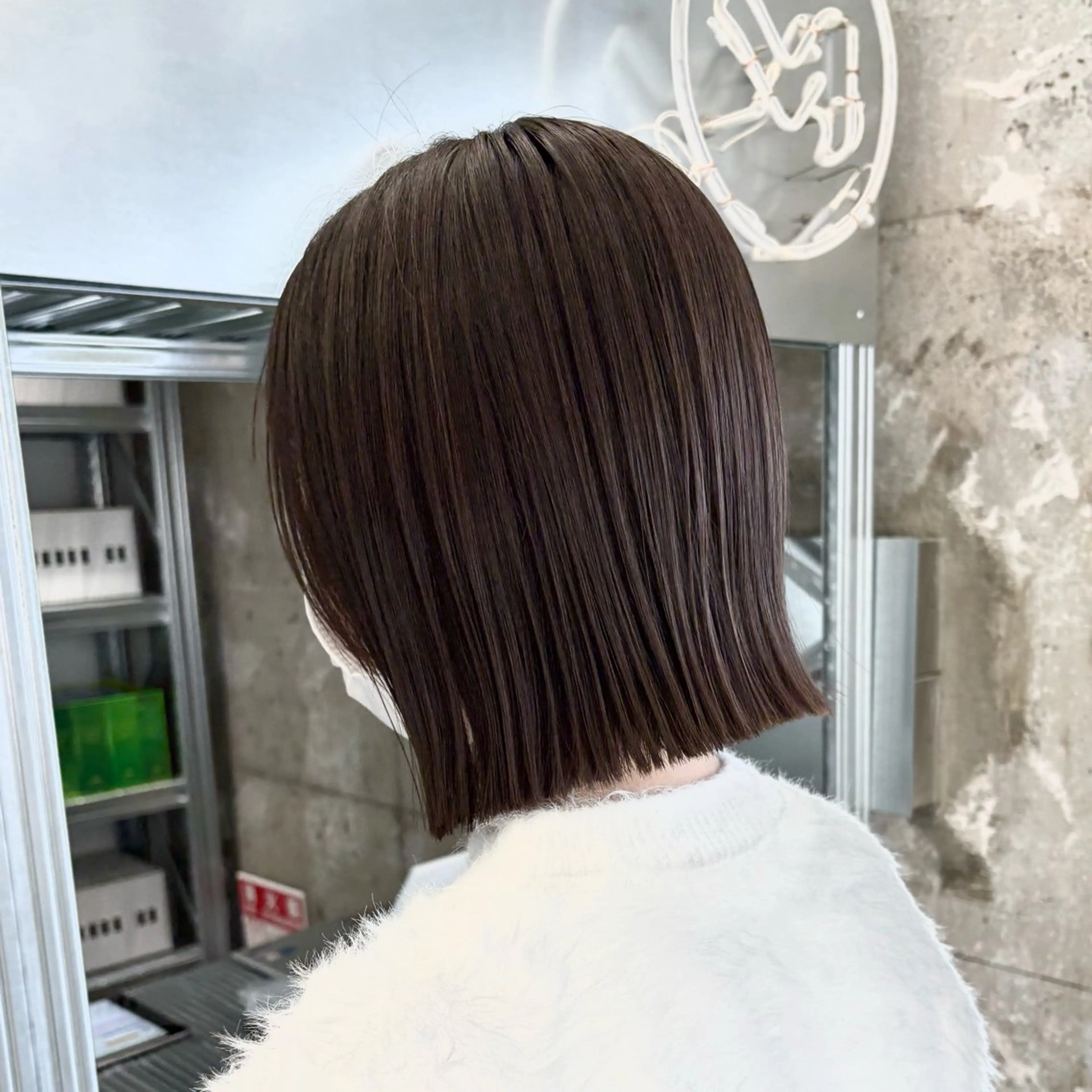 ショート カラー カット ヘアカラー トリートメント ✨縮毛矯正/ボブ✨ 佐藤 さくらのヘアスタイル