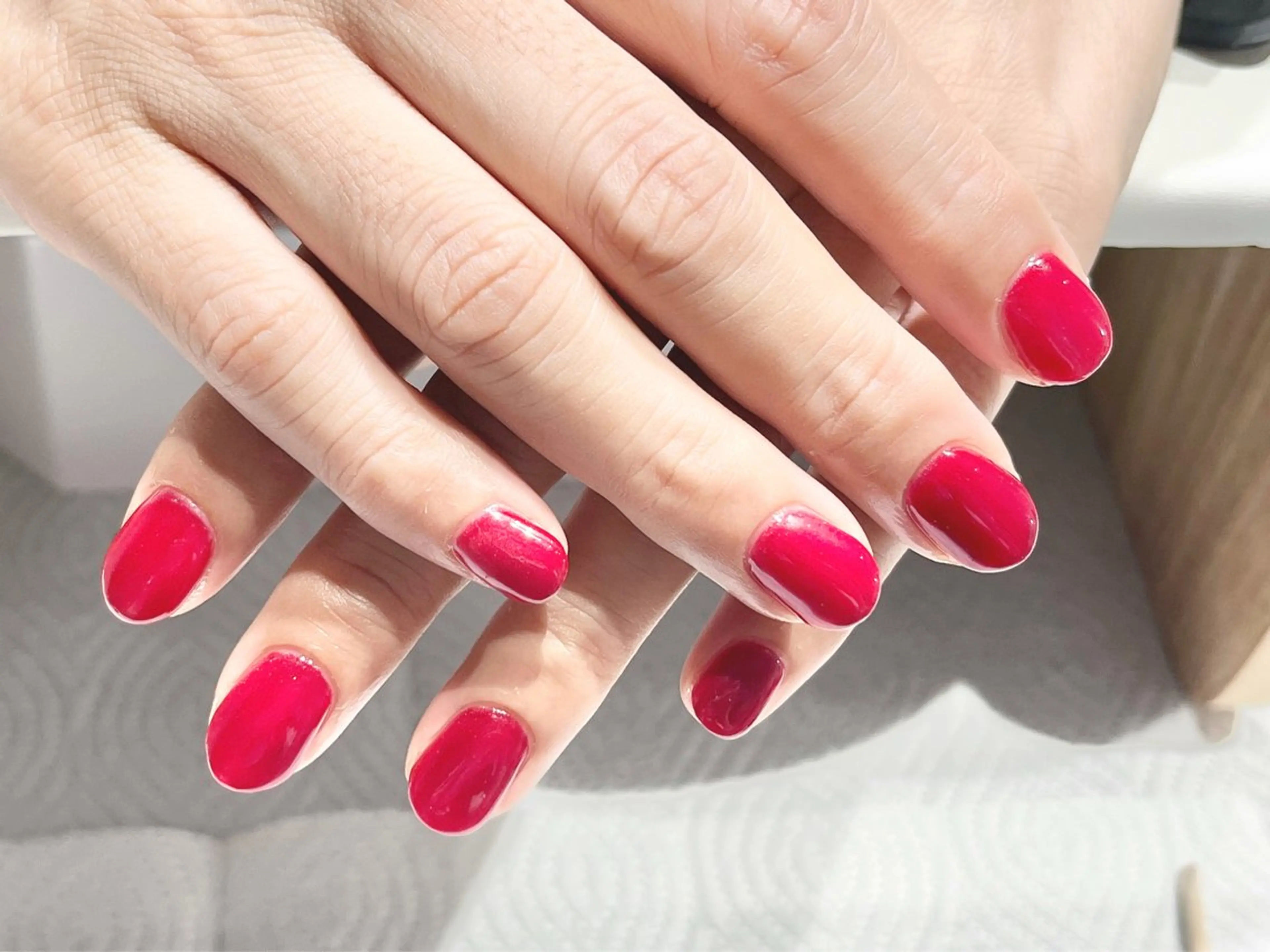 ネイル ワンカラーネイル ハンドネイル Belle Fleuve ASUのネイルデザイン