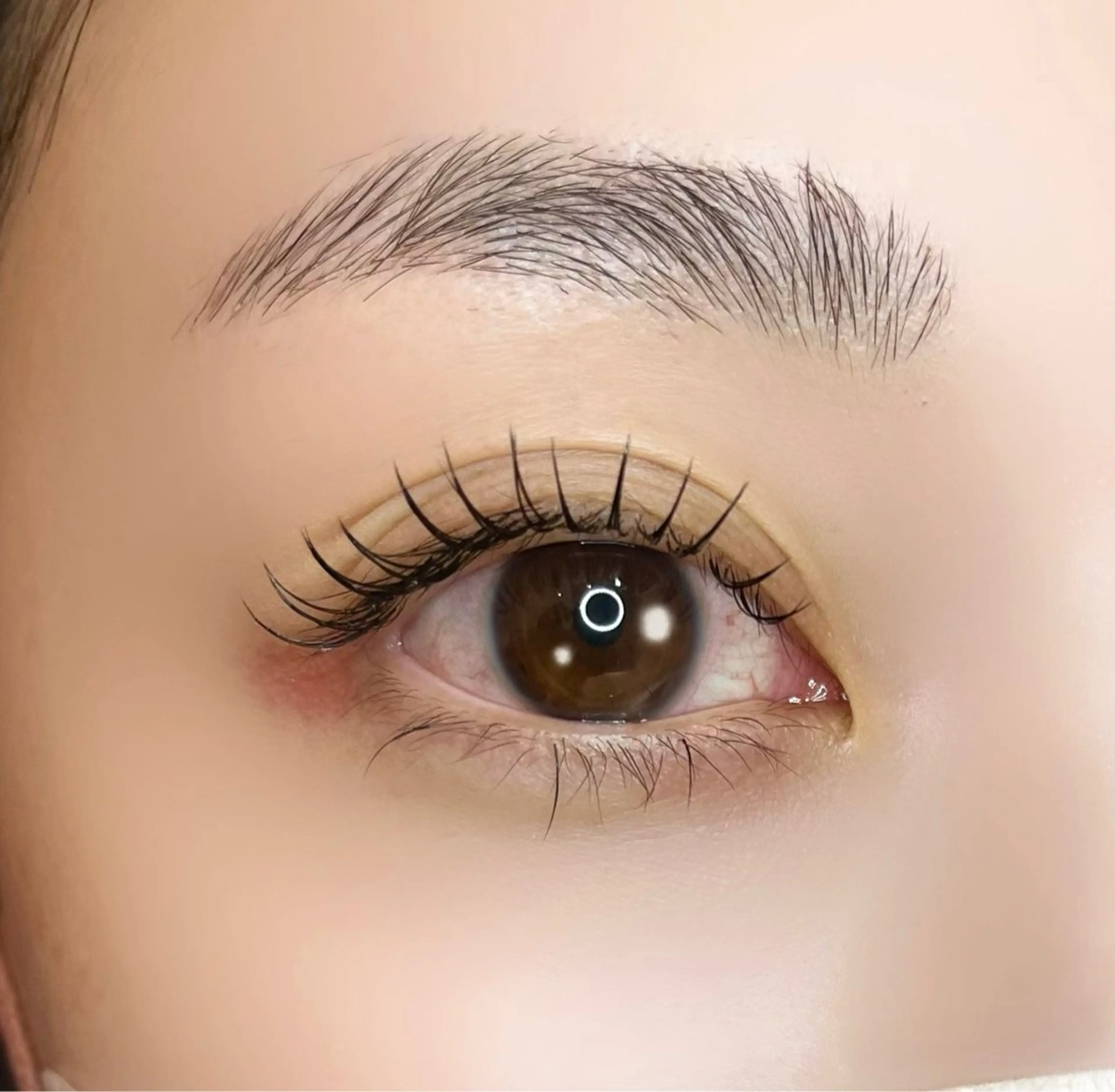 マツエク・マツパ Cカール フラットラッシュ ナチュラル ENNE LASH&BLOW所属・早坂 彩のマツエク・マツパデザイン