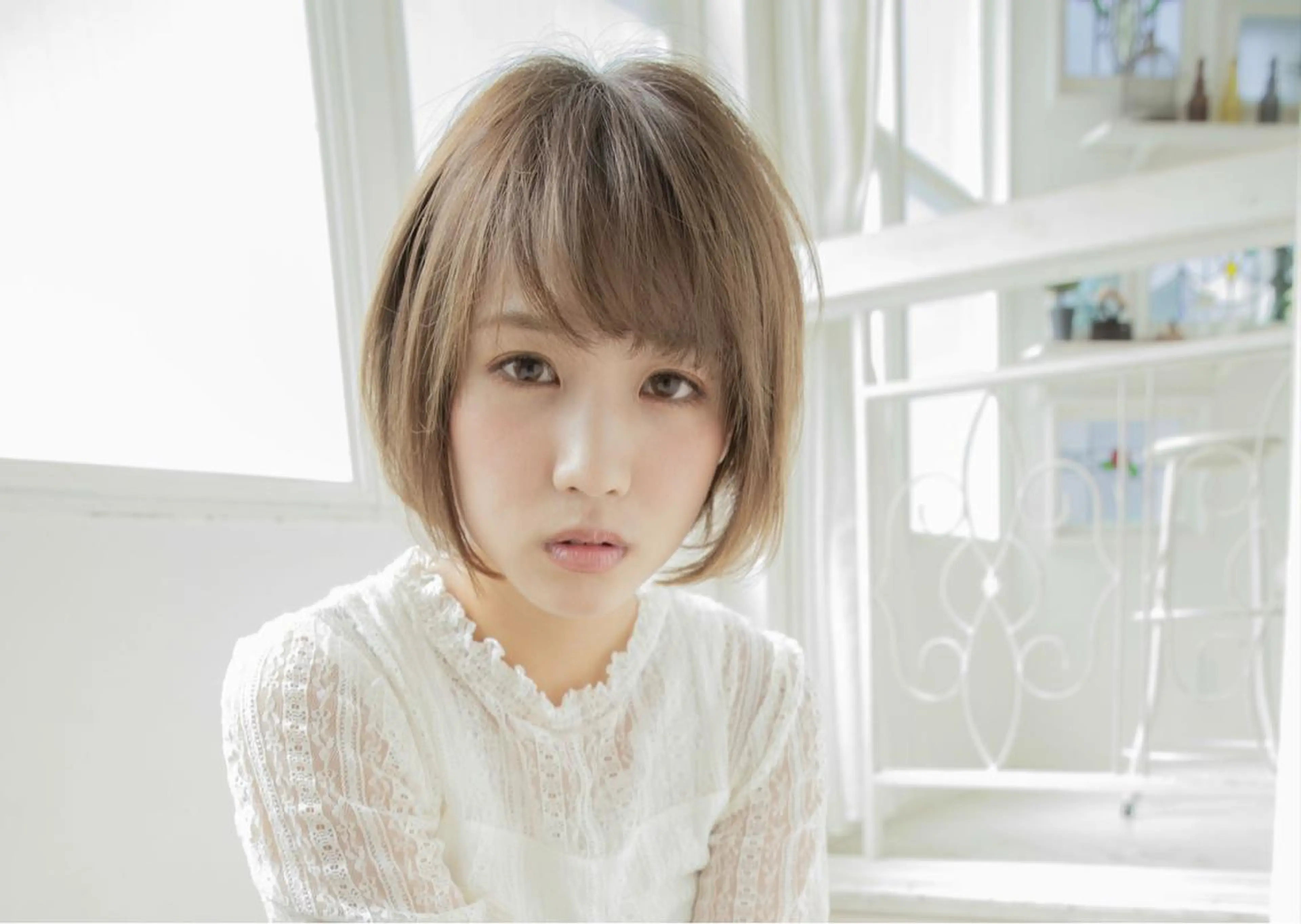 ショート カラー ヘアケア特化型サロン newi 京橋のヘアスタイル