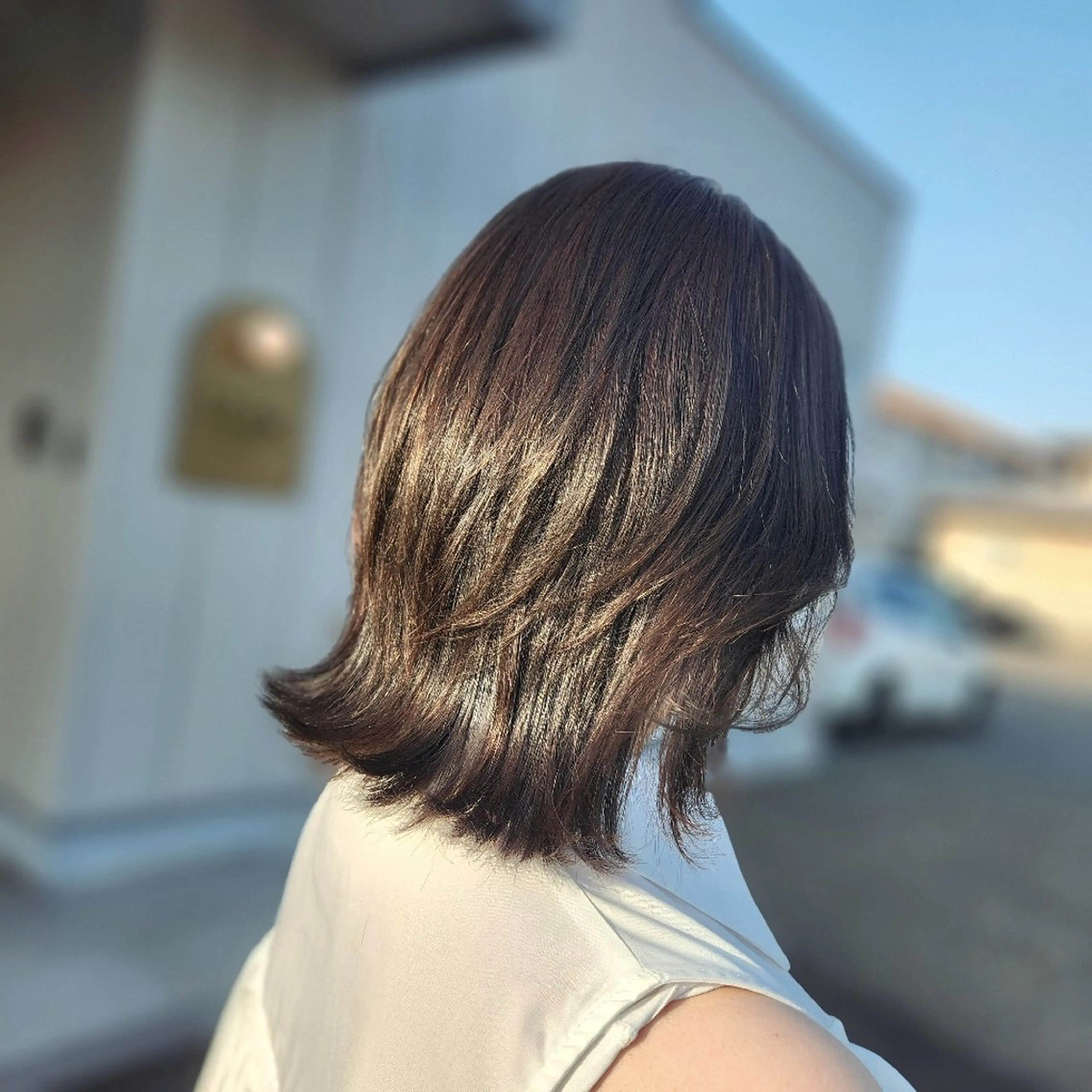 ショート カラー くびれヘア O.hair designers所属・シールエクステ🎀 ホシノ🕒ユウカのヘアスタイル