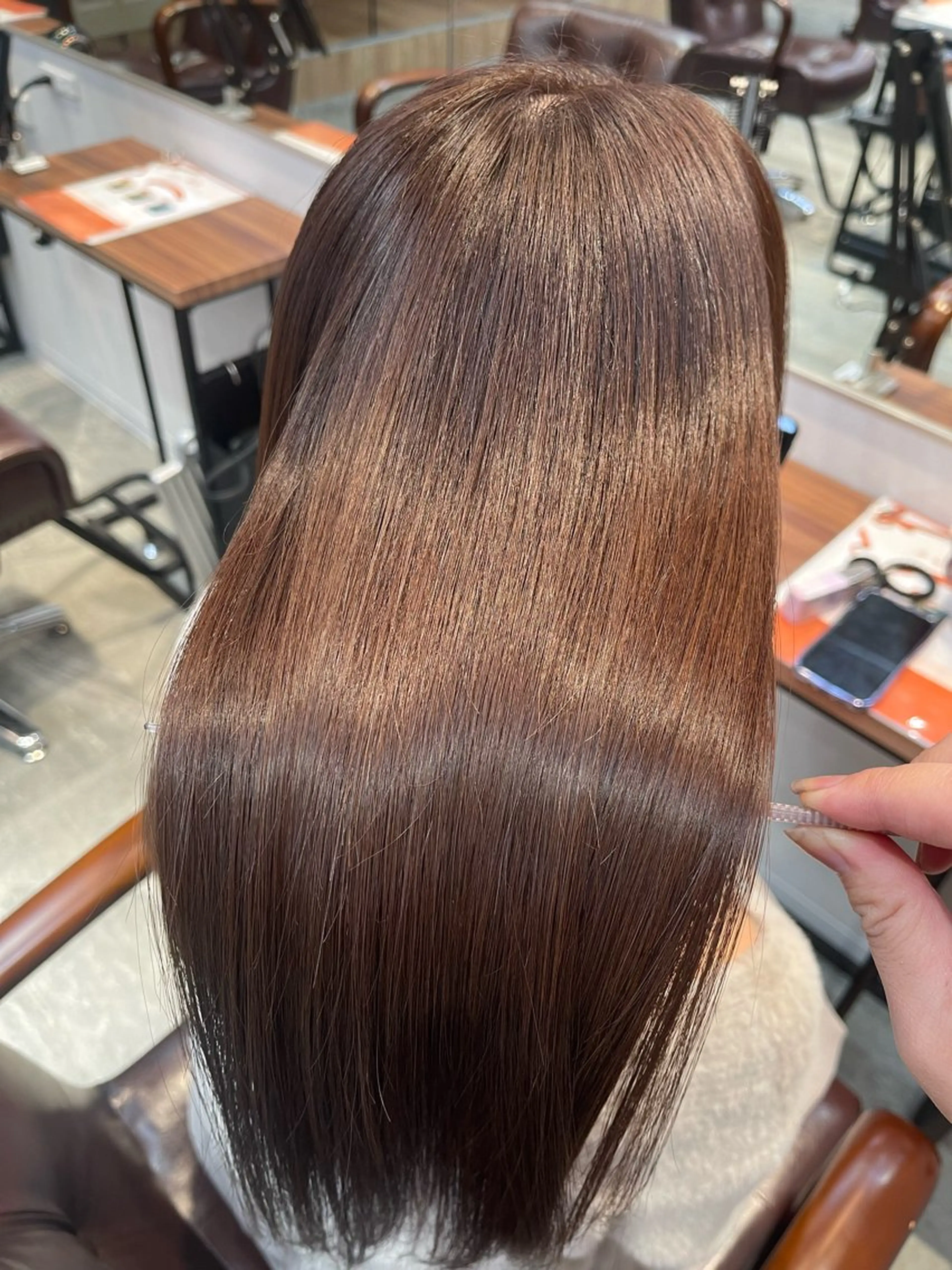 【🦢モデル様募集🦢】乾かすだけでまとまる💇🏻‍♀️カット➕プレミアム縮毛矯正➕トリートメント🤍🫧の写真