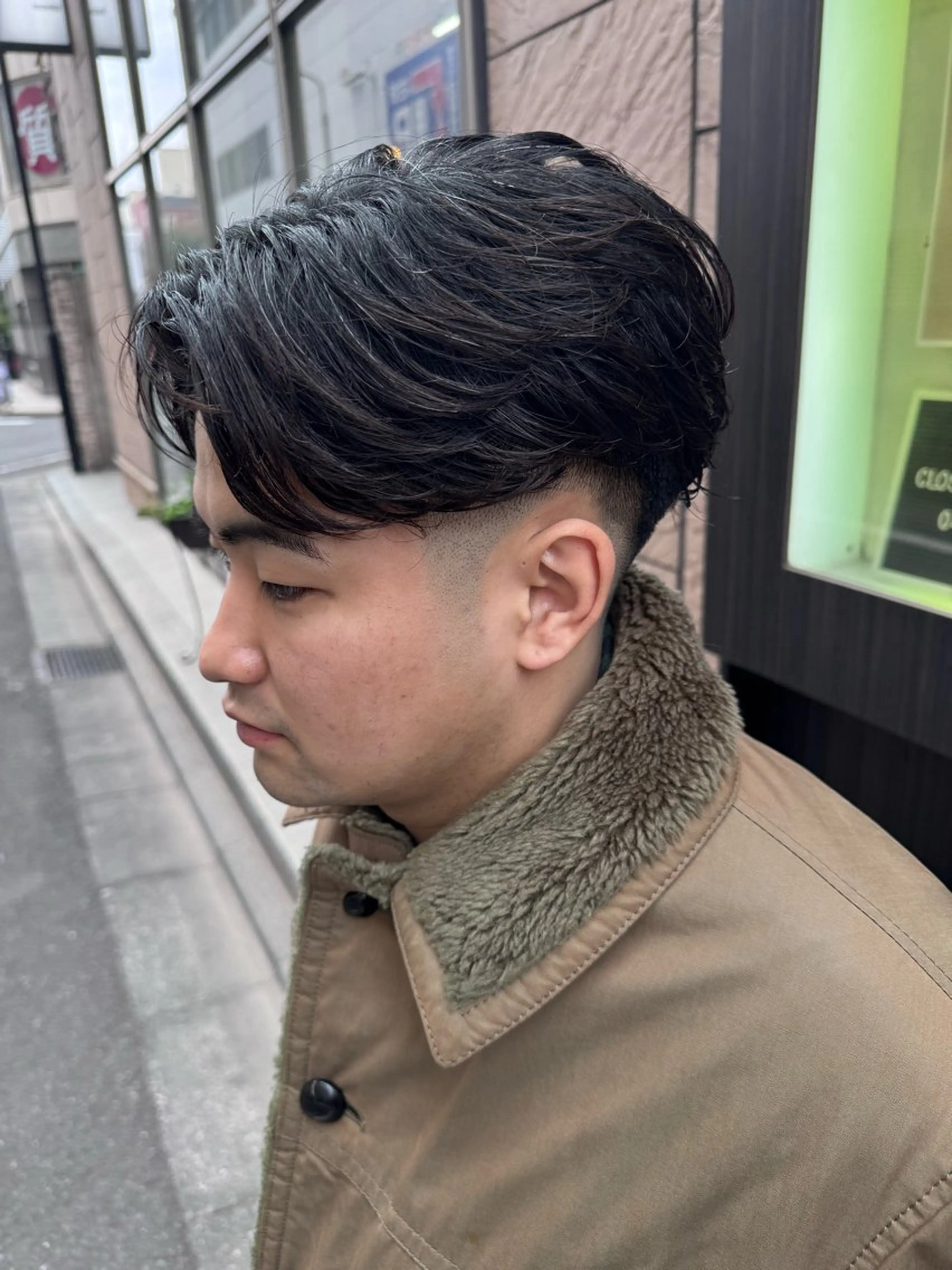 ミディアム メンズ フェードカット カット 鈴木結花/立川美容師 /お悩み解決型美容師のヘアスタイル