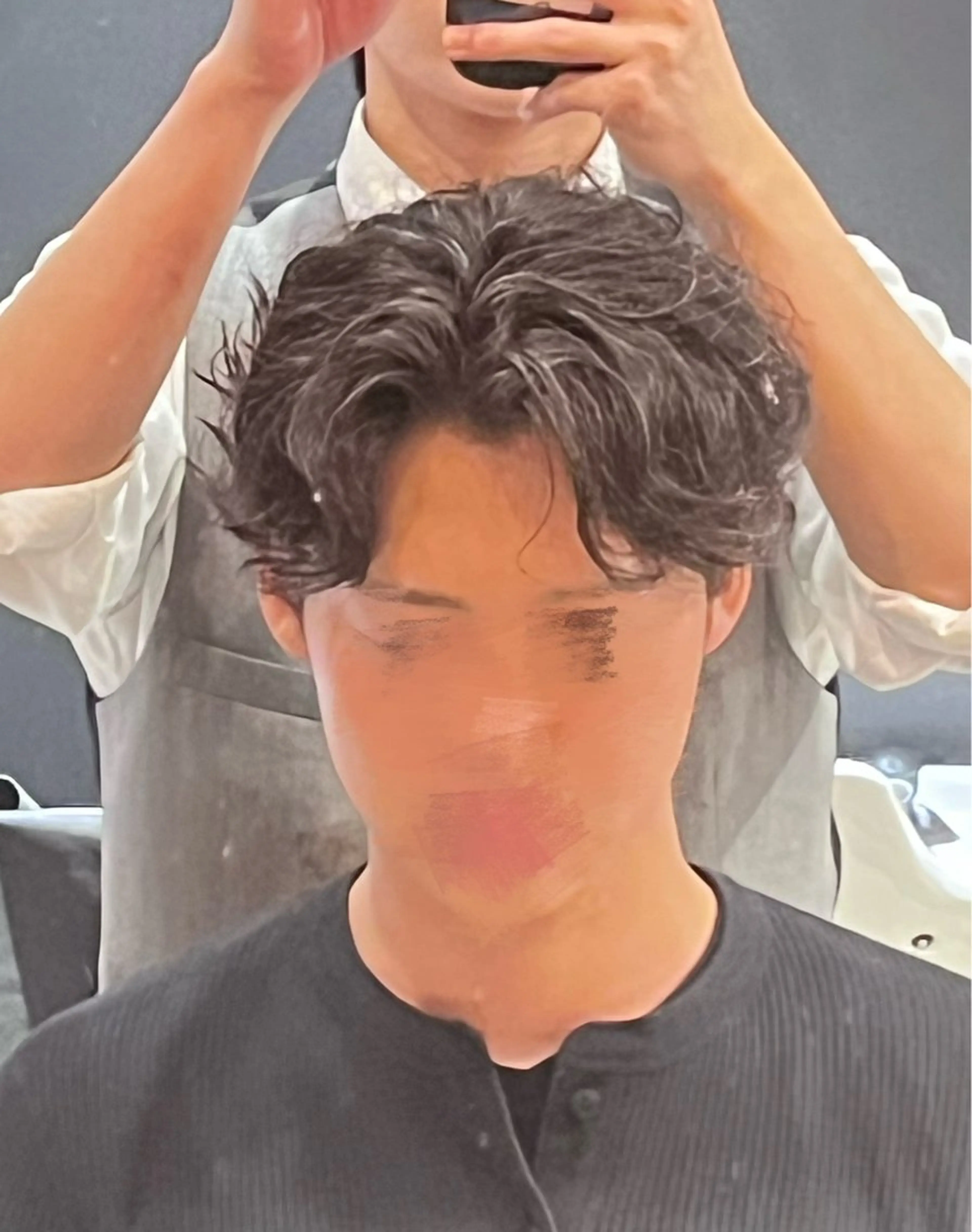 カット＋パーマ＋スタイリングの写真