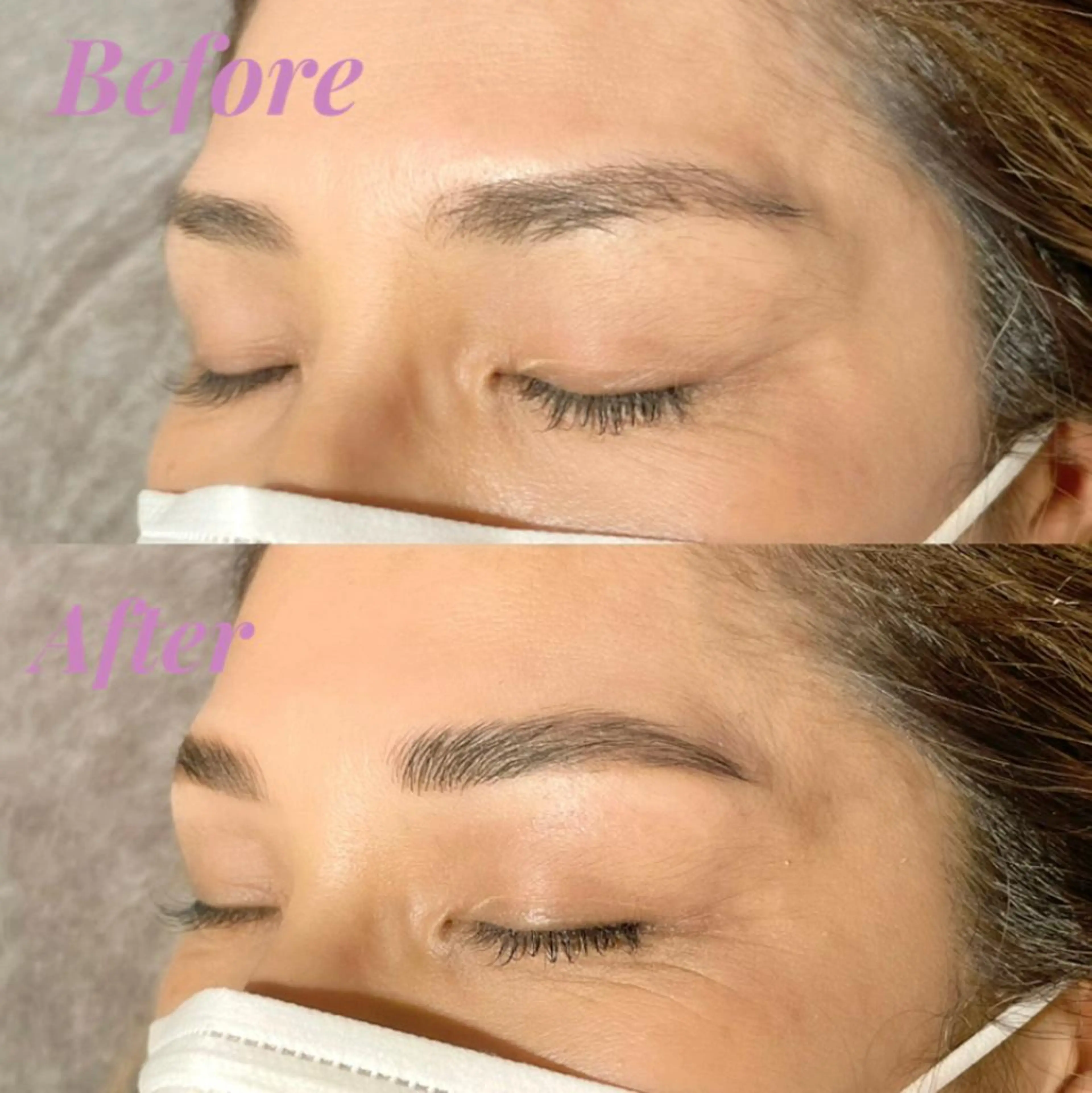 アイブロウ ハリウッドブロウリフト ワックス脱毛 その他(アイブロウ) 大阪福島 韓国まつげ Sayaka🤍🐩のマツエク・マツパデザイン