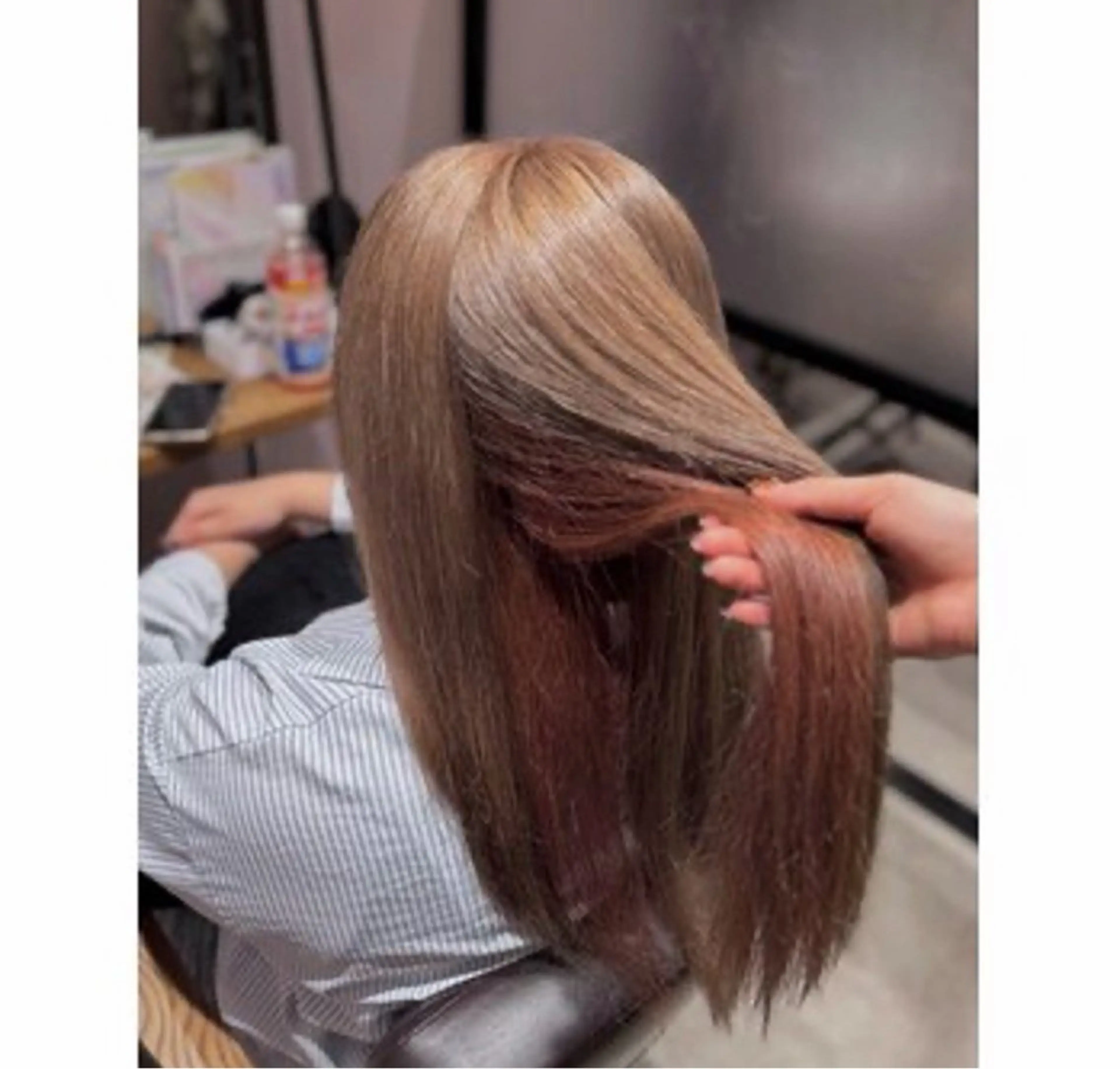 カラー ヘアカラー 梶 瑞希のヘアスタイル