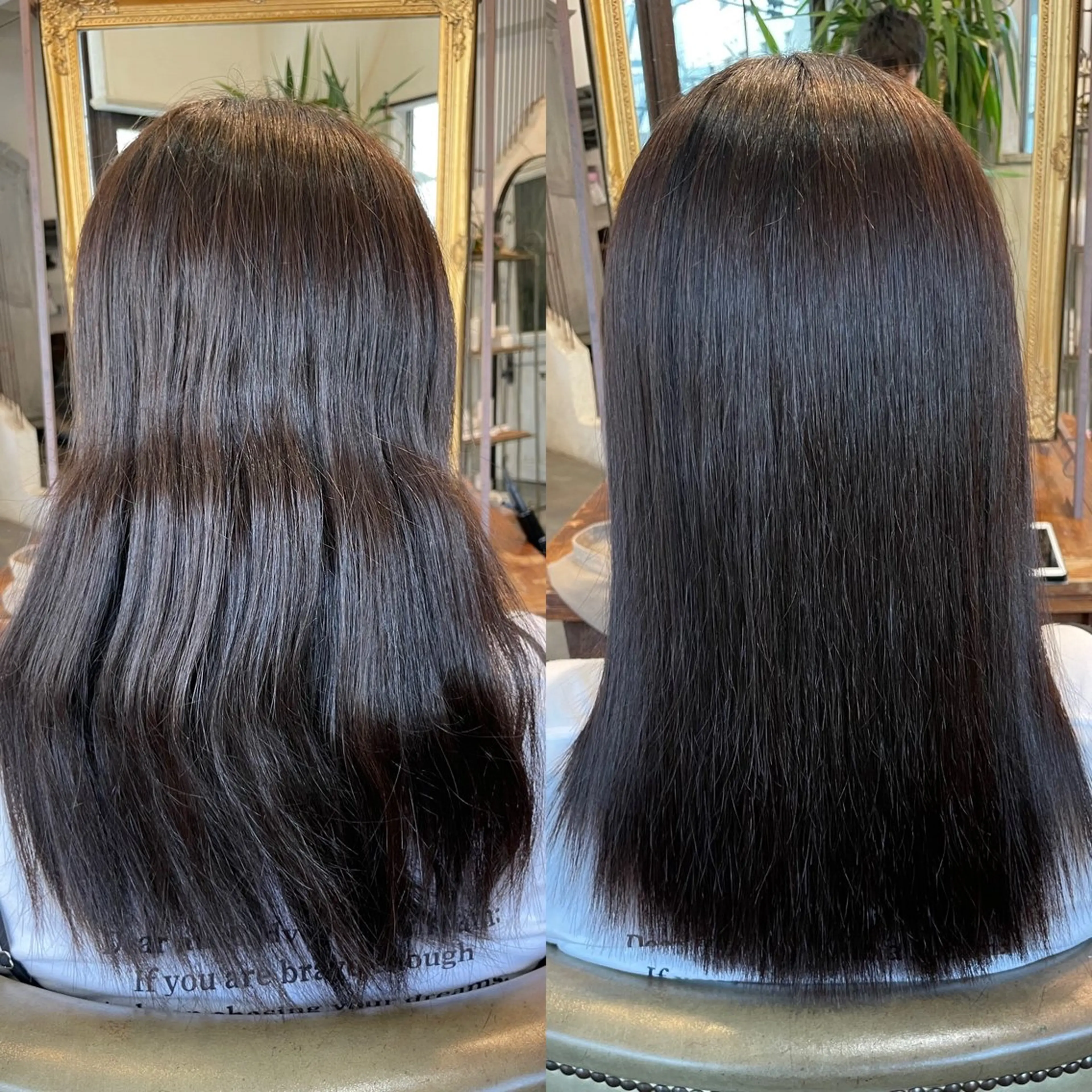 セミロング 縮毛矯正 🔆髪質改善 透明感 カラー🔆佐々木貴仁のヘアスタイル