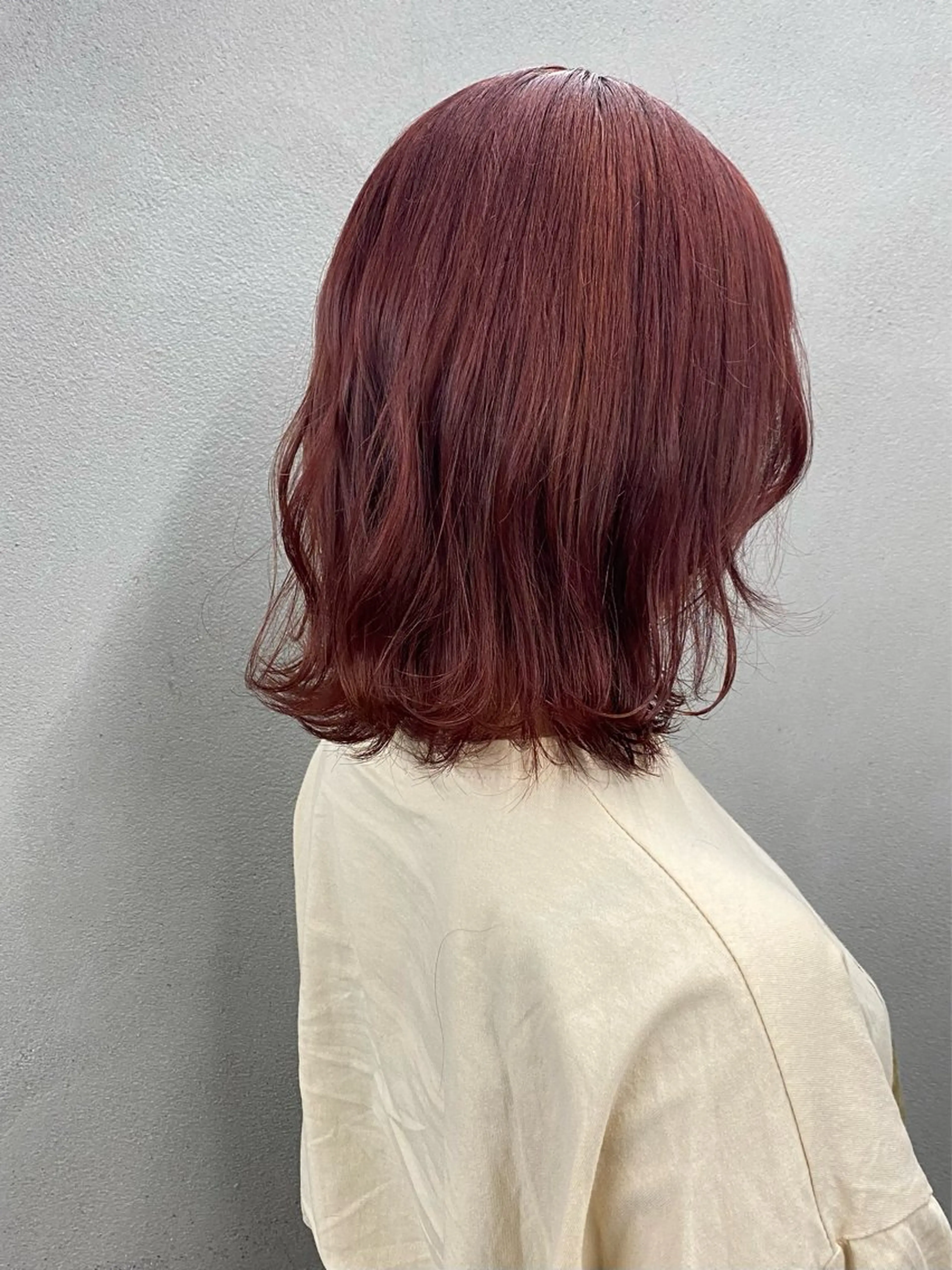 ミディアム カラー ヘアカラー トリートメント 柏 デザインカラー/ レイヤー🐣シオリのヘアスタイル