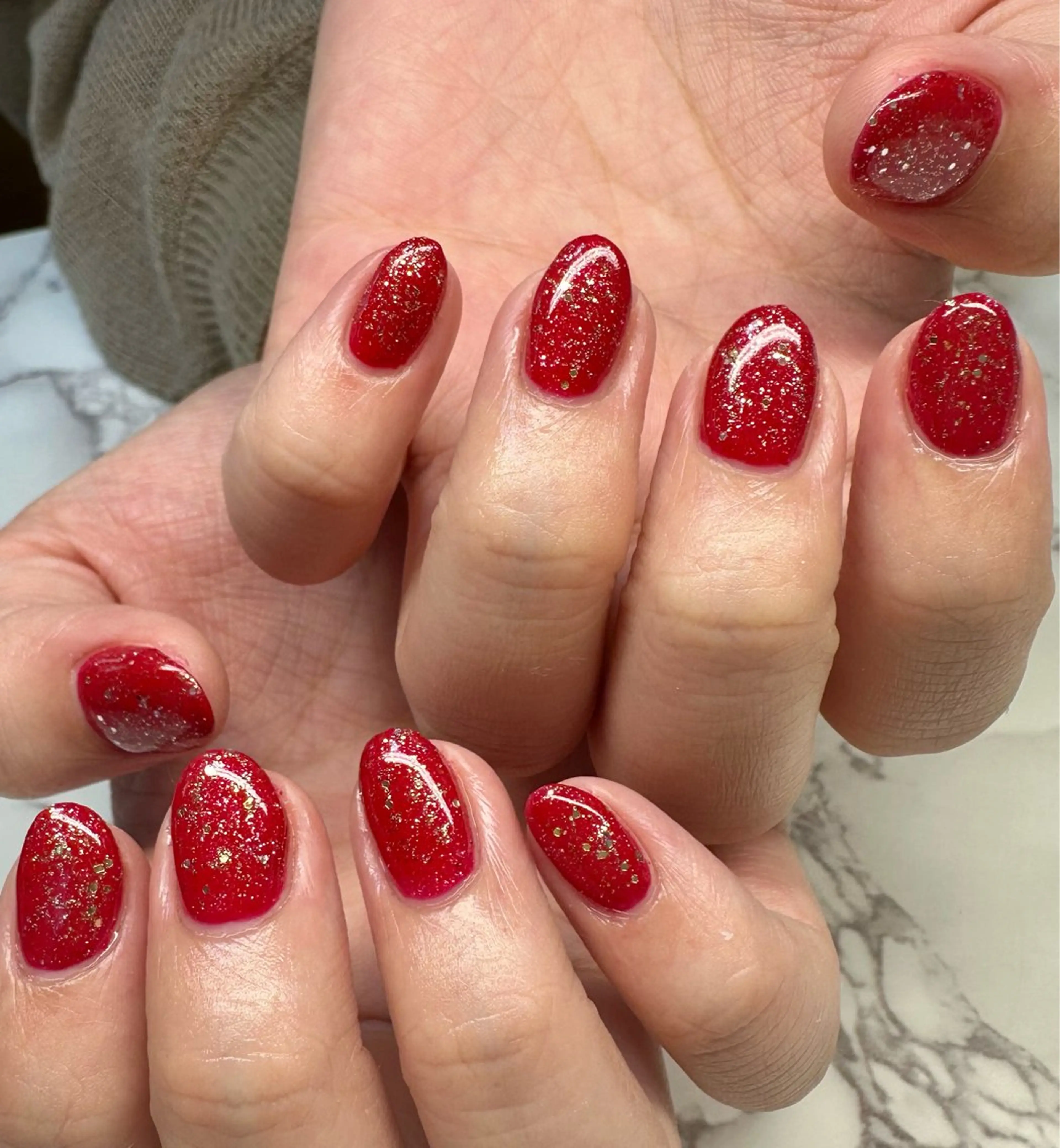 ネイル アートネイル チークネイル フレンチネイル キラキラネイル マグネットネイル M.N_ nailのネイルデザイン