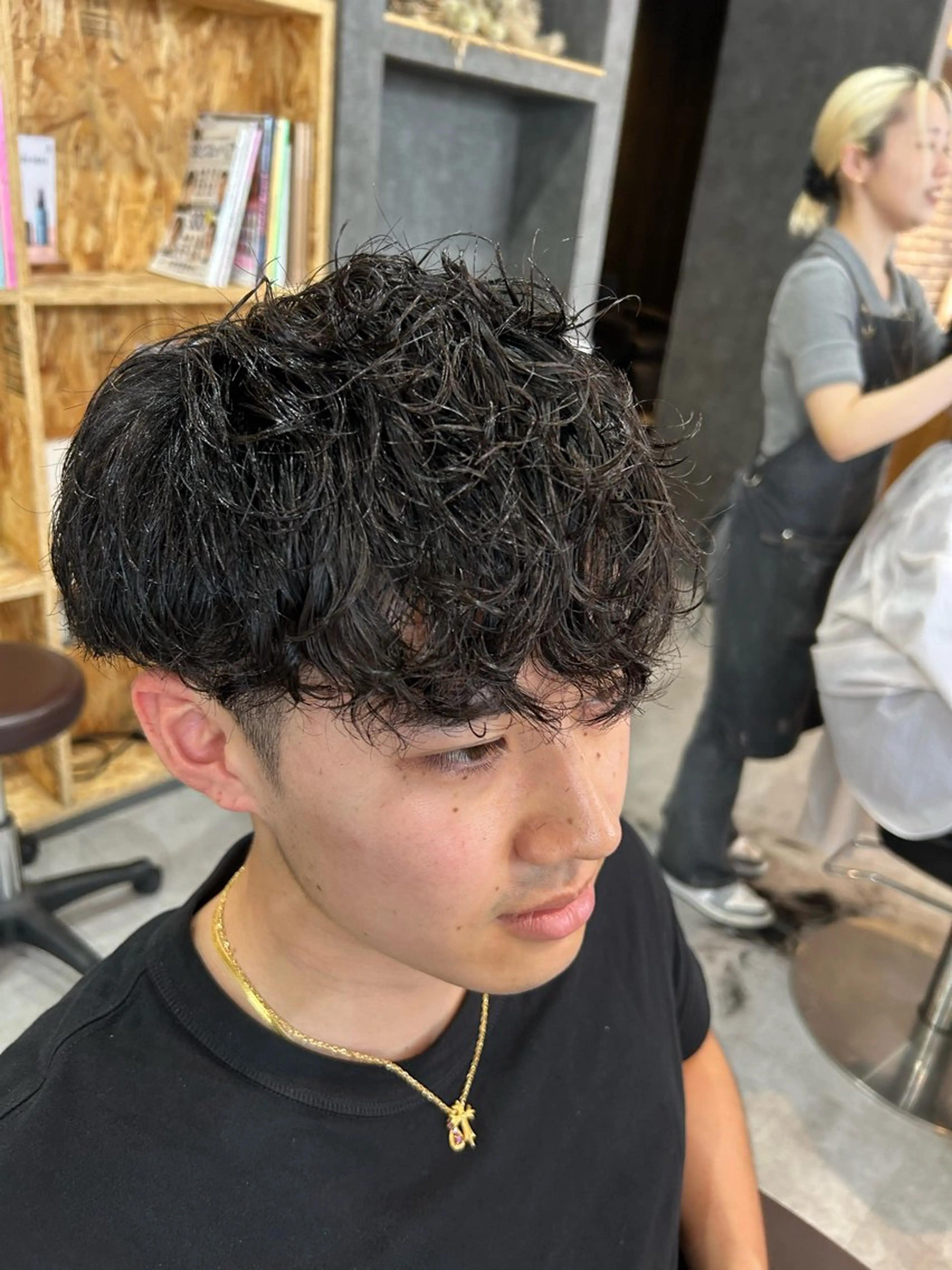 パーマ 矢島 列彩のヘアスタイル